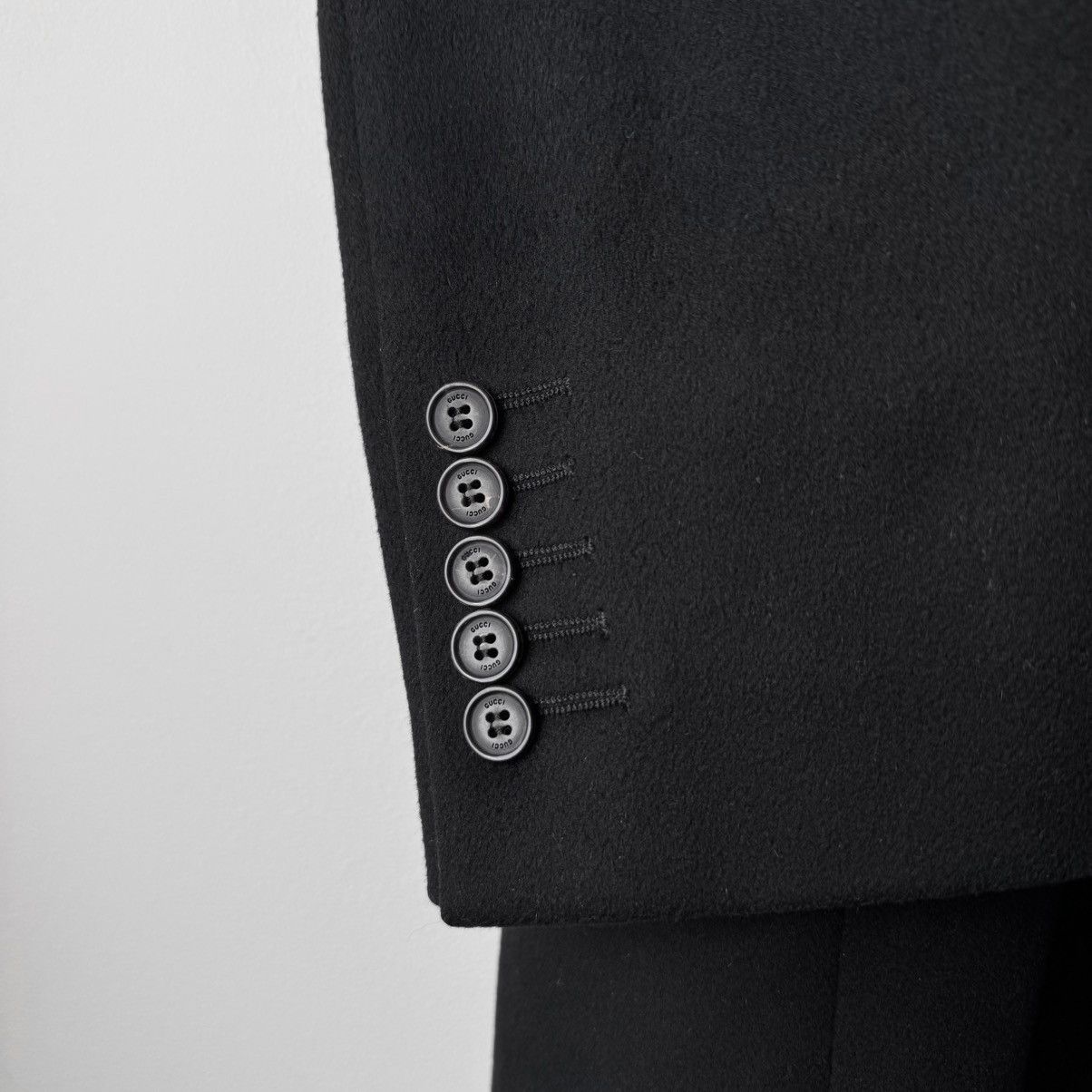 Gucci Gucci By Tom Ford FW1999 Wool/Cashmere Stand Collar Coat Size US M / EU 48-50 / 2 - 4 Thumbnail
