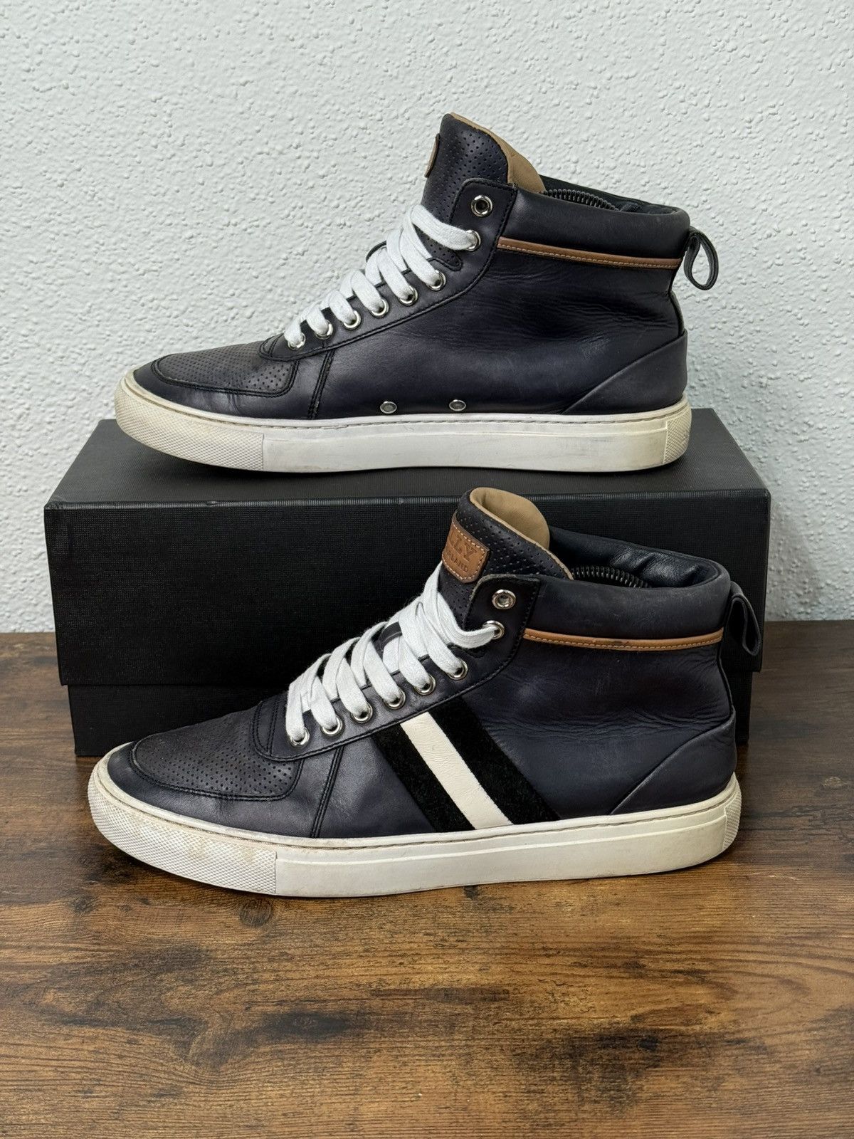Bally Bally High Top Sneakers Size US 7 / EU 40 - 7 Thumbnail