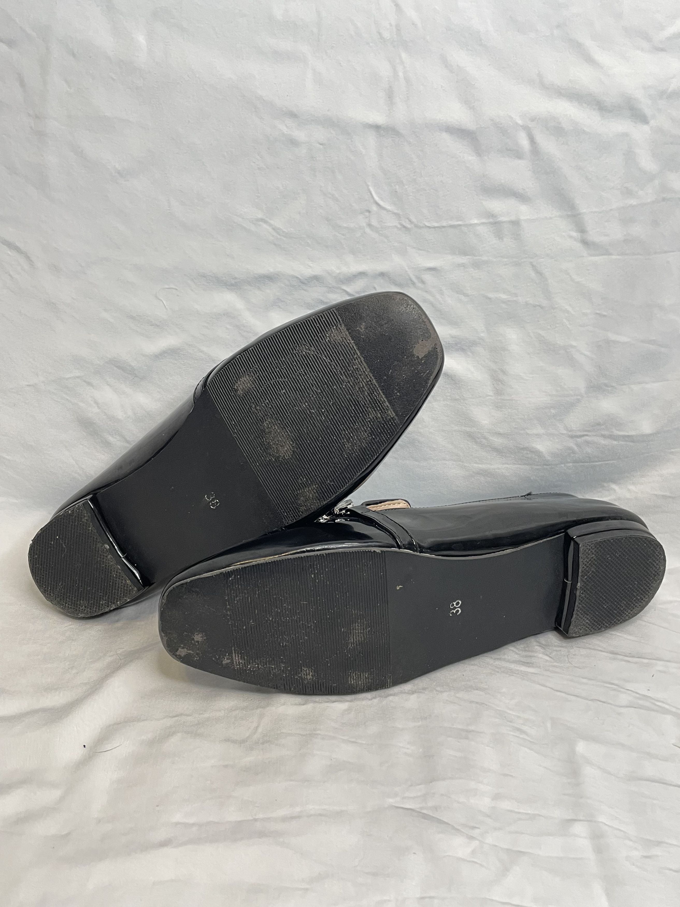 SHIPS Ivanka Trump Wareen Black Patent Leather Flats Slip On Size US 8 / IT 38 - 5 Thumbnail