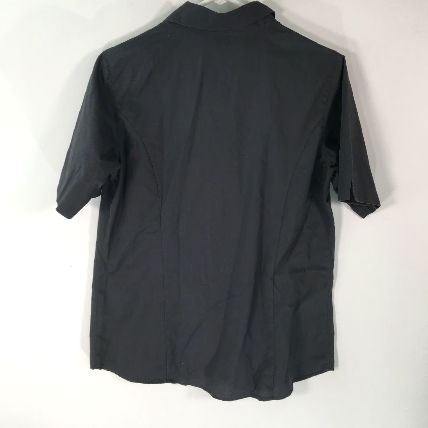 Vintage Old Chicago Shirt Womens Button-Up Shirt L Black 27 in Regular Size L / US 10 / IT 46 - 2 Thumbnail