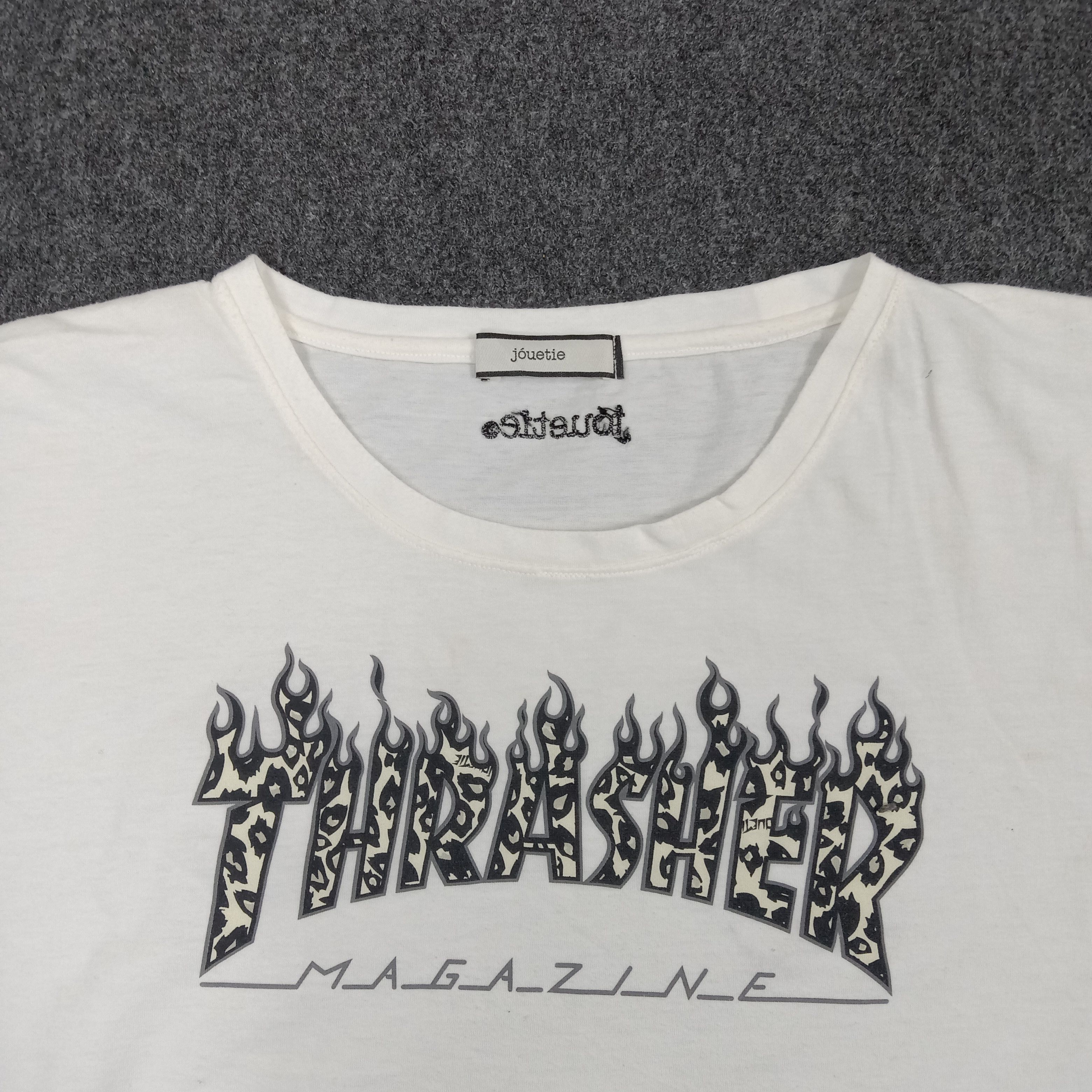 Japanese Brand × Thrasher × Vintage Jouetie x Thrasher Magazine Japan Brand Tshirt Size L / US 10 / IT 46 - 2 Thumbnail