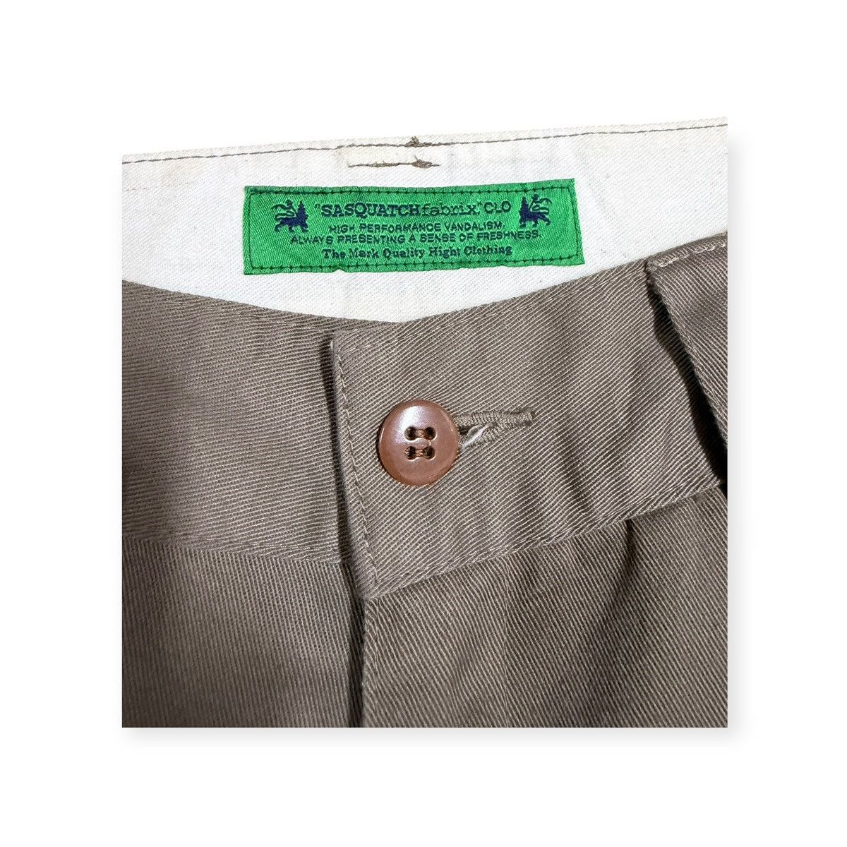 Sasquatchfabrix Vtg🔥Sasquatchfabrix Pattached Skull Chinos Short Pant Size US 34 / EU 50 - 7 Thumbnail