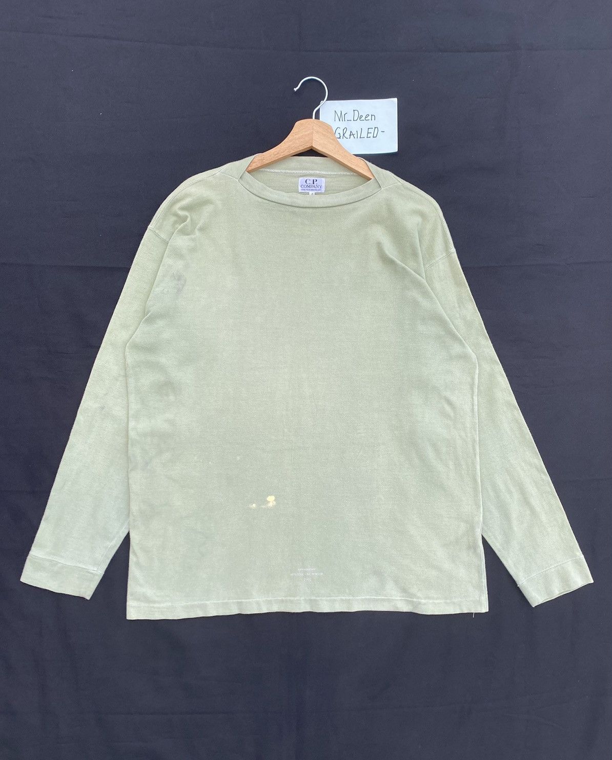 C.P. Company Vintage C.P Company Spring Summer 1991 Longsleeve Tshirt Size US L / EU 52-54 / 3 - 4 Thumbnail