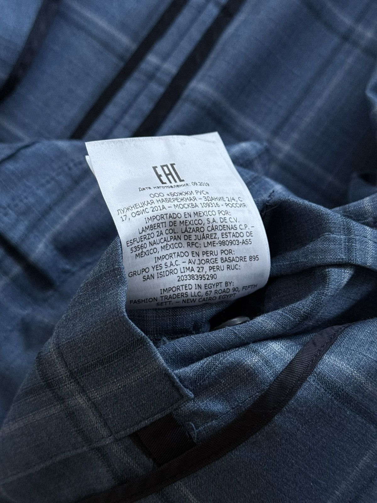 Boggi Boggi Milano Blue Checked Wool Blazer Jacket Size 52 Size 42R - 9 Thumbnail