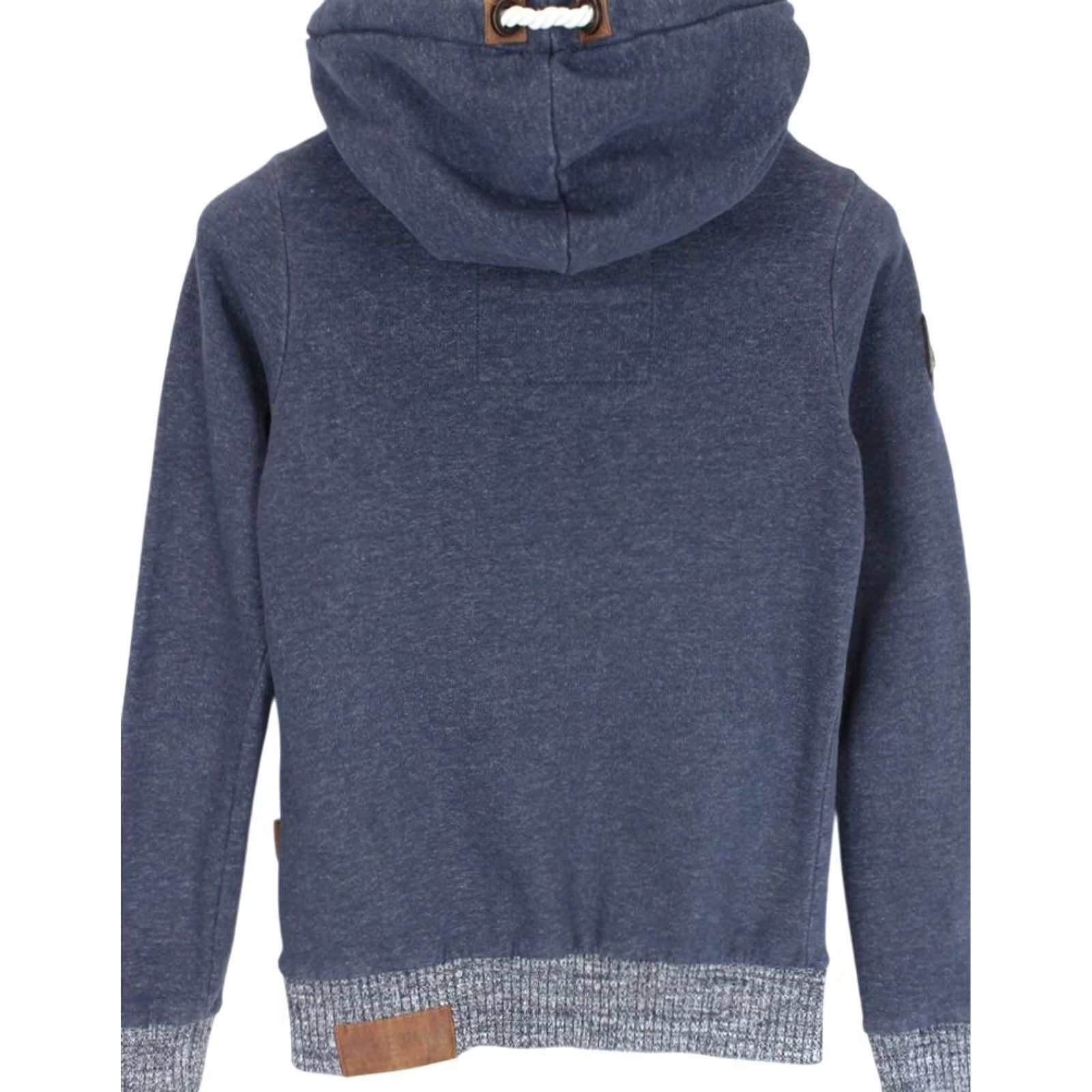 Vintage Naketano The Poet's Choice Hoodie Women Small Cowl Neck Melange Logo Strap Size S / US 4 / IT 40 - 2 Thumbnail