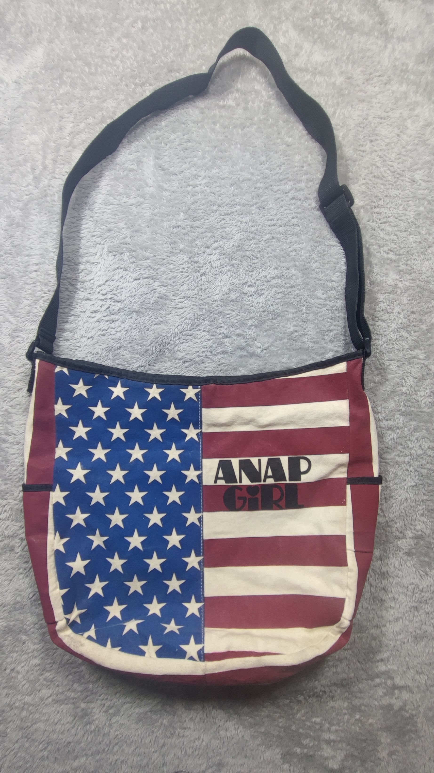 Japanese Brand × Vintage VINTAGE ANAP GIRL USA FLAG SHOULDER BAG Size ONE SIZE - 2 Thumbnail