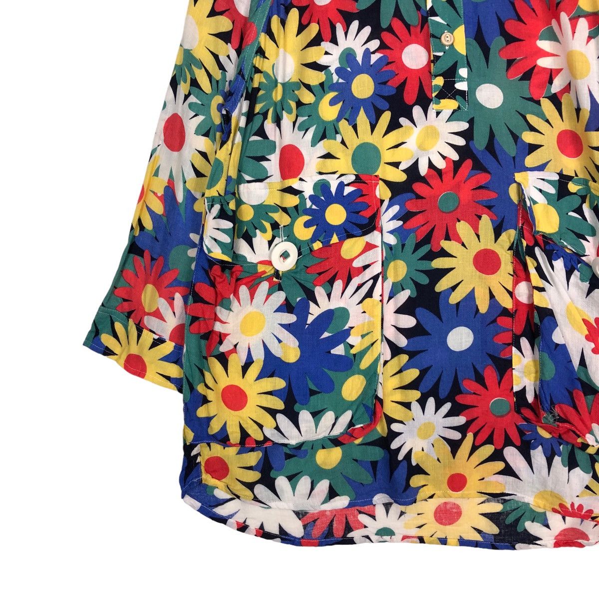 go slow caravan VINTAGE SHIRT CHORE JACKET GO SLOW CARAVAN FULLPRINT FLOWER Size US M / EU 48-50 / 2 - 10 Thumbnail