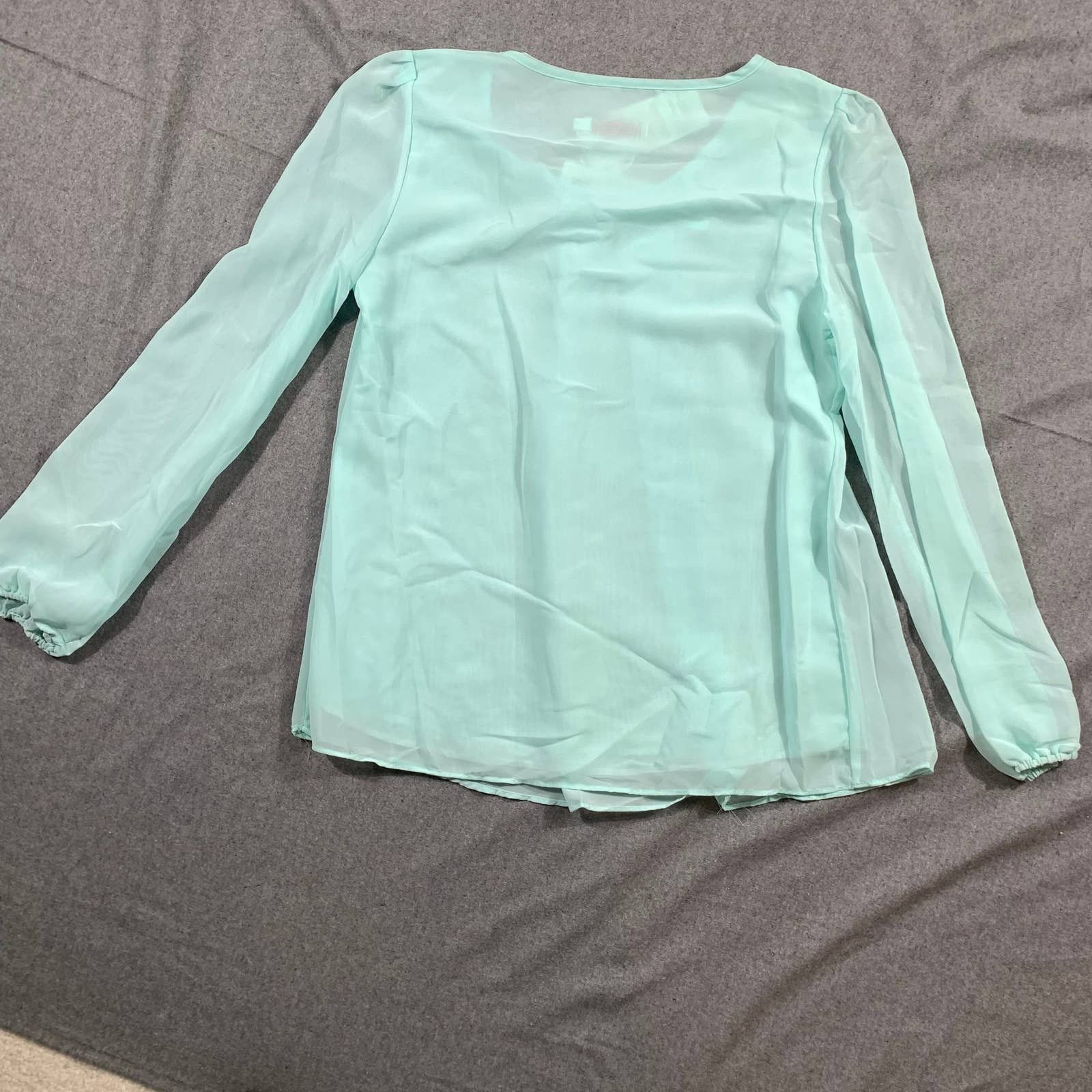 Other Green Long Sleeve Shirt Women Size XXL Size XXL / US 16-18 / IT 52-54 - 2 Thumbnail