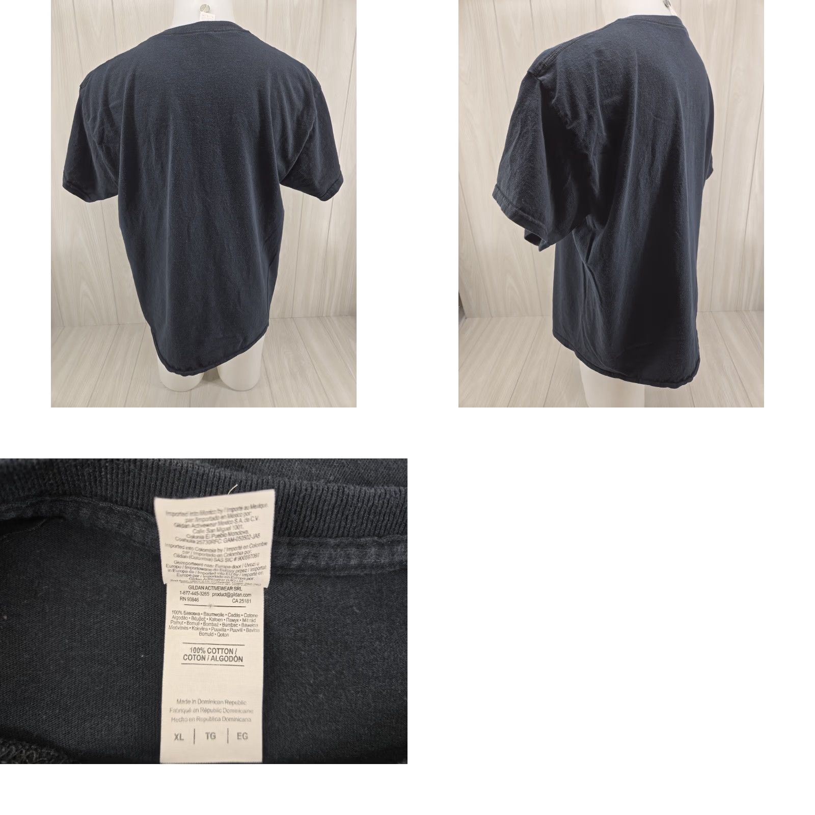 Gildan VINTAGE Kami Con Birmingham Alabama Anime Graphic T-Shirt XL Black Nike? Size US XL / EU 56 / 4 - 8 Thumbnail