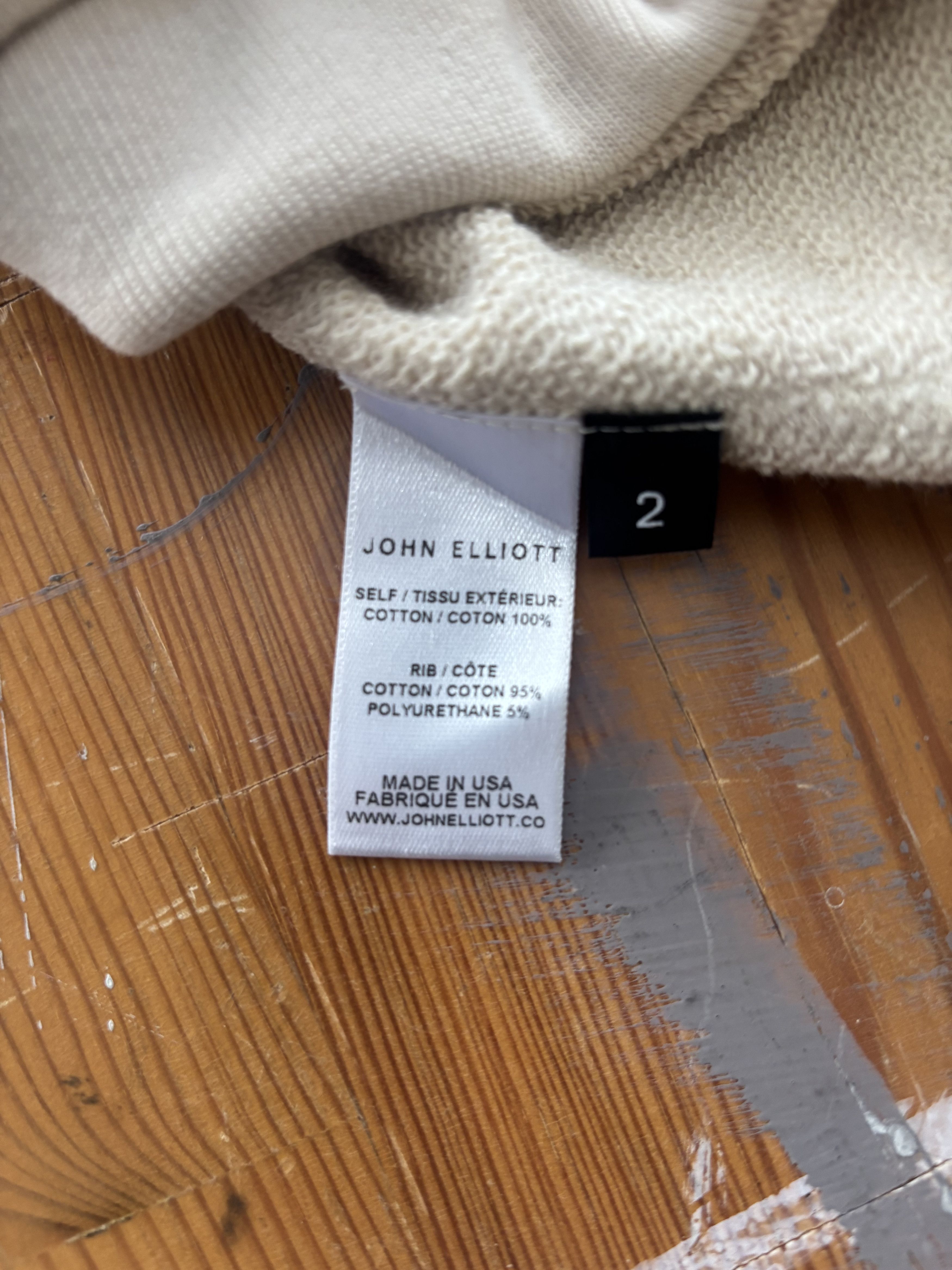 John Elliott Cotton Raglan Crewneck Size US S / EU 44-46 / 1 - 5 Thumbnail