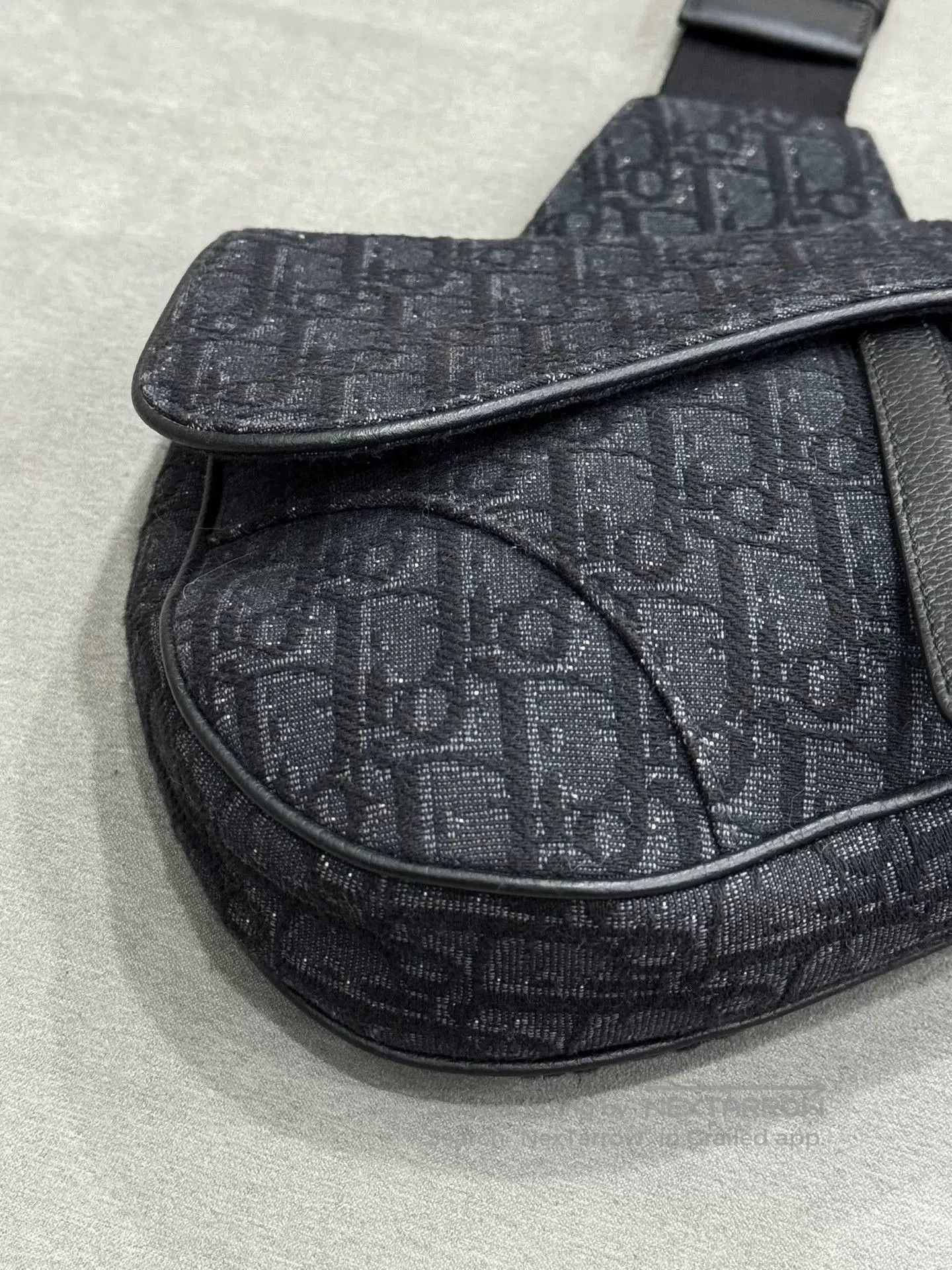 Dior black dior saddle bag secondhand. Size ONE SIZE - 4 Thumbnail