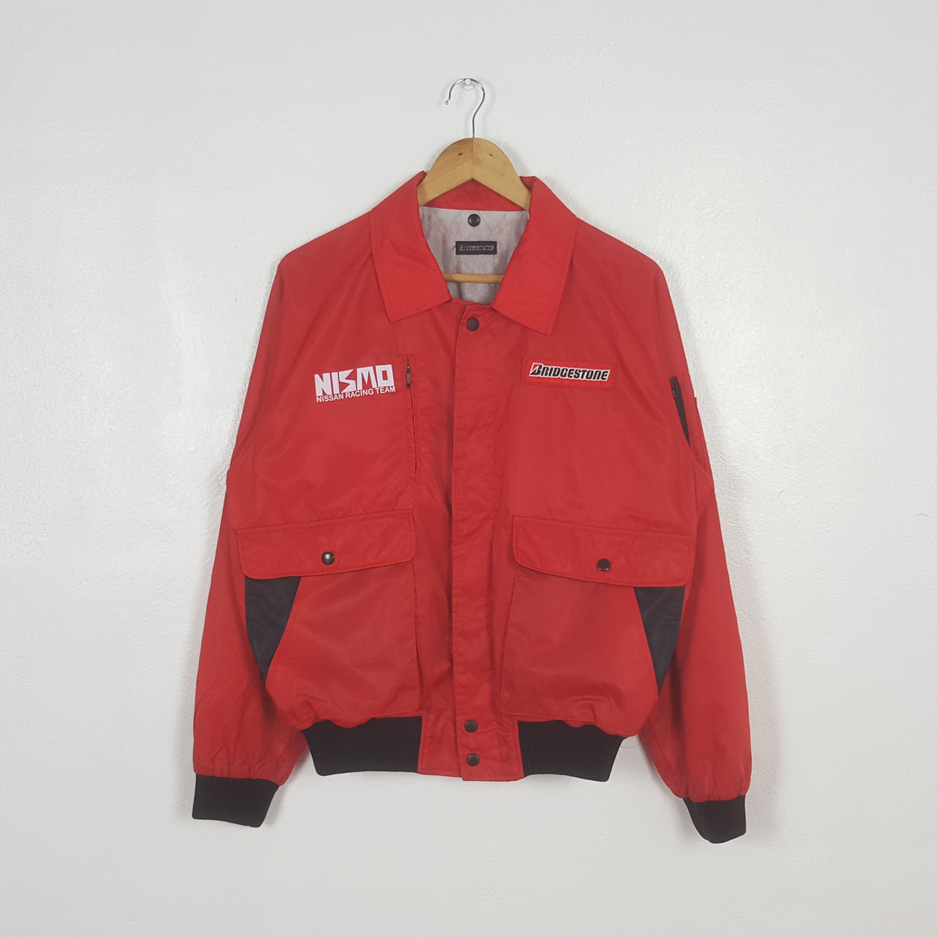 Nissan Vintage Bridgestone X Nismo Nissan Custom Art Jacket C309N17 Size US L / EU 52-54 / 3 - 3 Thumbnail