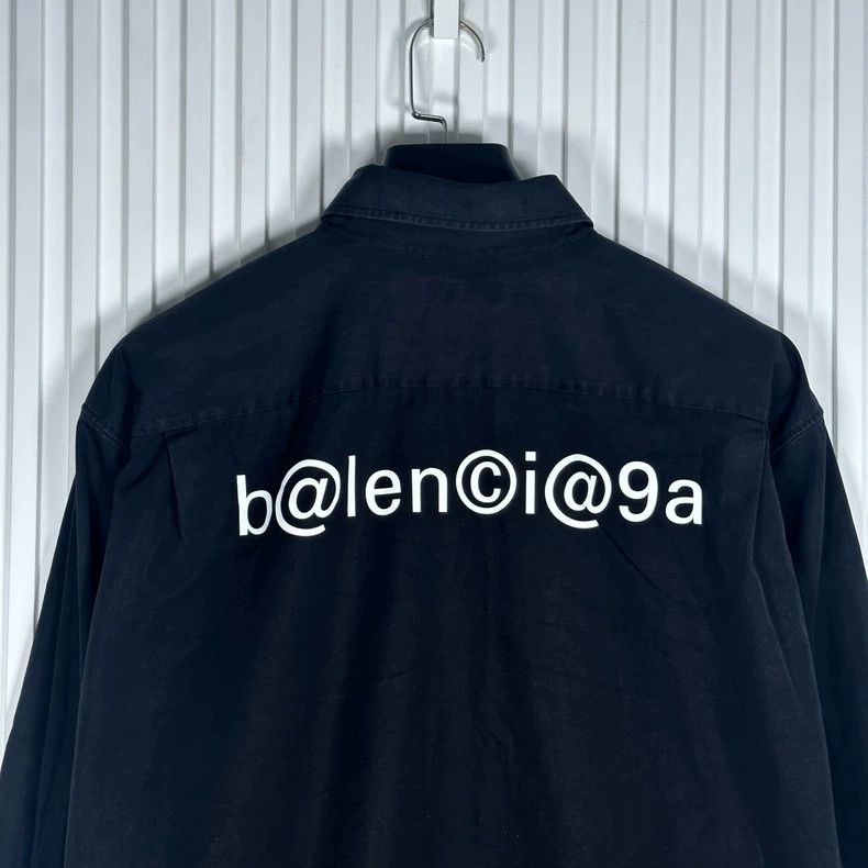 Balenciaga Balenciaga size 38 Long-sleeved shirt with mailbox letters Size XS / US 0-2 / IT 36-38 - 5 Thumbnail