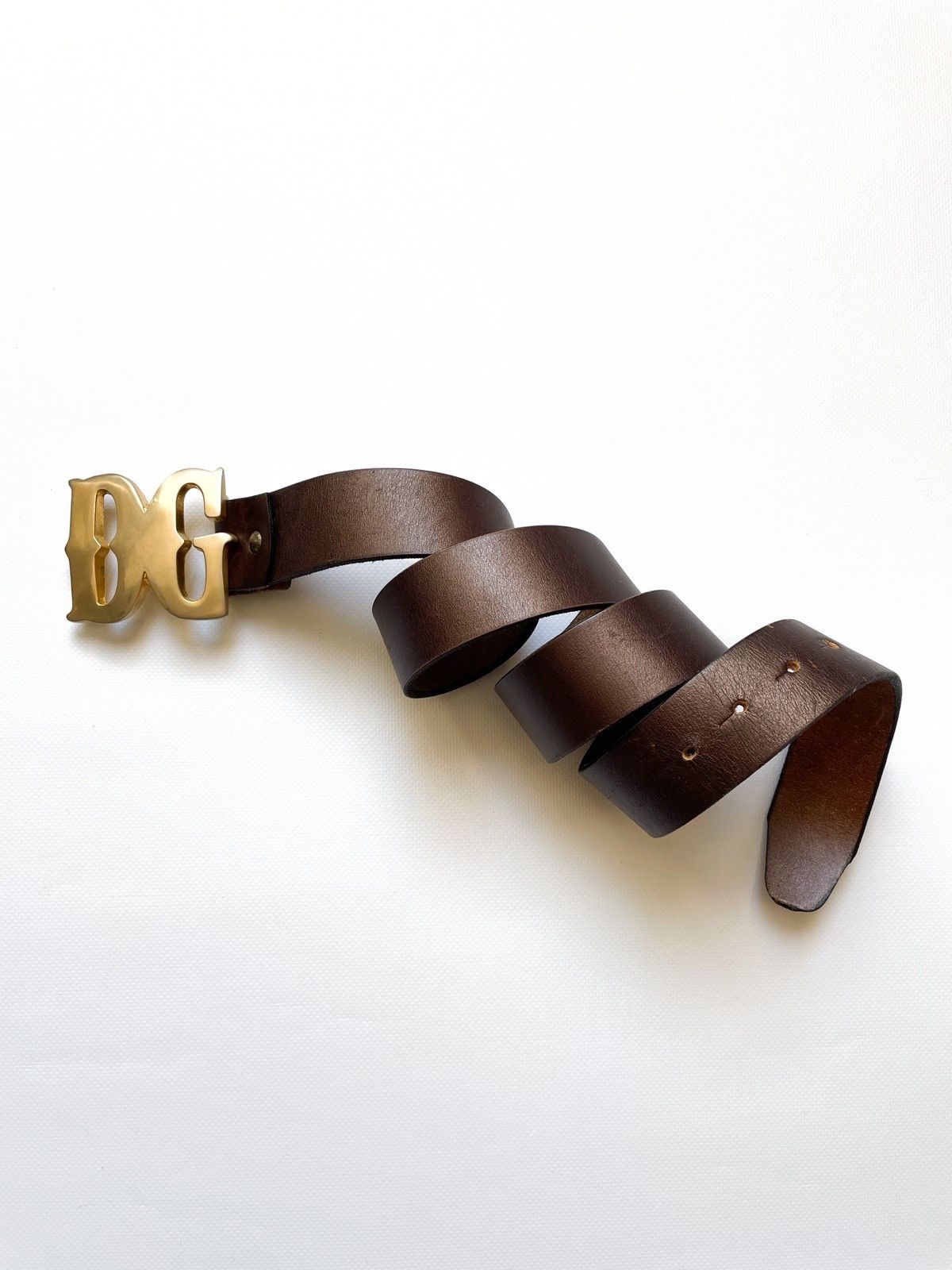 Dolce & Gabbana Vintage Dolce Gabbana logo punk leather belt big buckle Size ONE SIZE - 2 Thumbnail