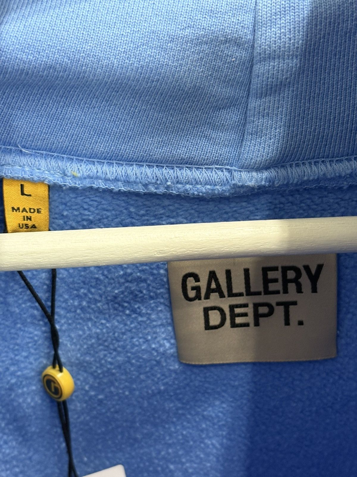 Gallery Dept. Gallery Dept 90’s GD Hoodie Baby Blue Size US L / EU 52-54 / 3 - 7 Thumbnail