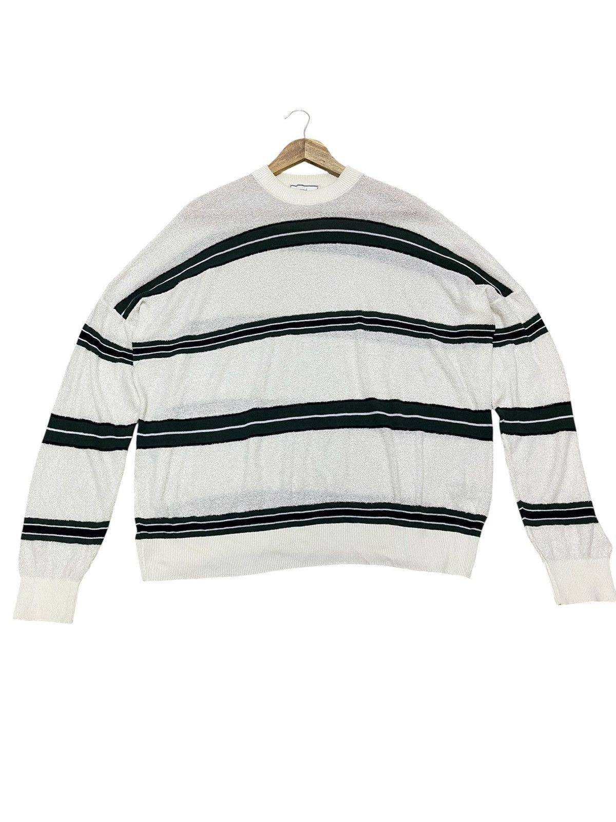 AMI Ami x Alexandre Mattiussi Striped Knit Sweater Size US XL / EU 56 / 4 - 6 Thumbnail