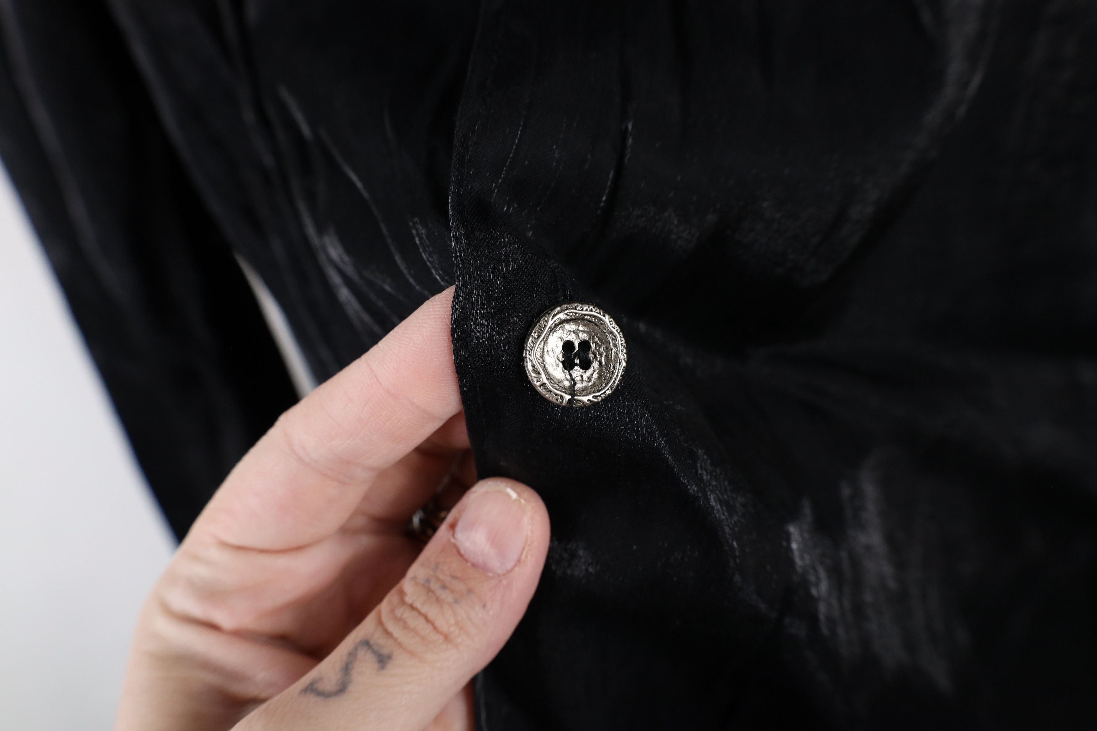 Vintage Vintage 90s Streetwear Disco Dance Collared Button Shirt Size US L / EU 52-54 / 3 - 6 Thumbnail