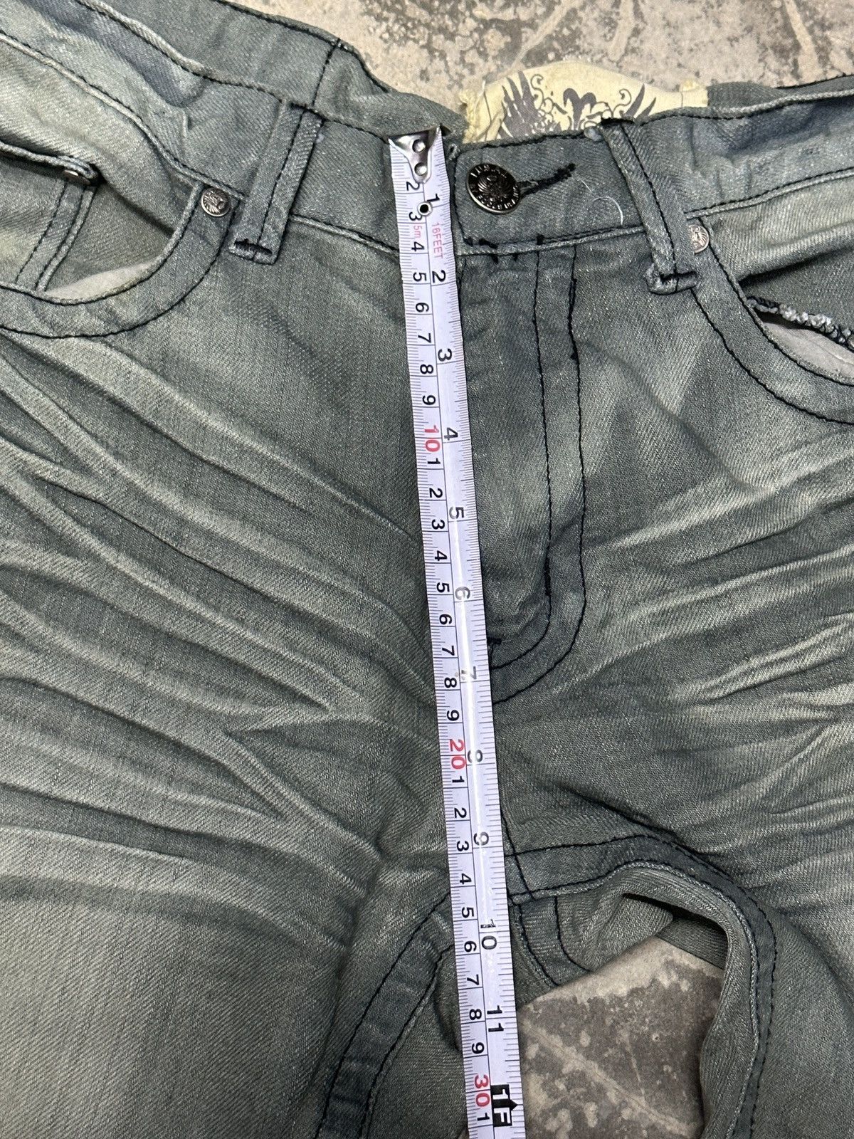 Affliction × FUSAI Rare🔥 Vintage FUSAI Denim Affliction Style Size US 32 / EU 48 - 15 Thumbnail