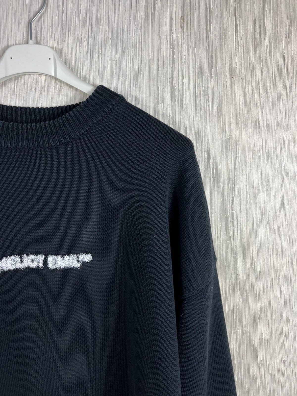Heliot Emil Heliot Emil oversized knit sweater blurred central logo tm Size US M / EU 48-50 / 2 - 4 Thumbnail
