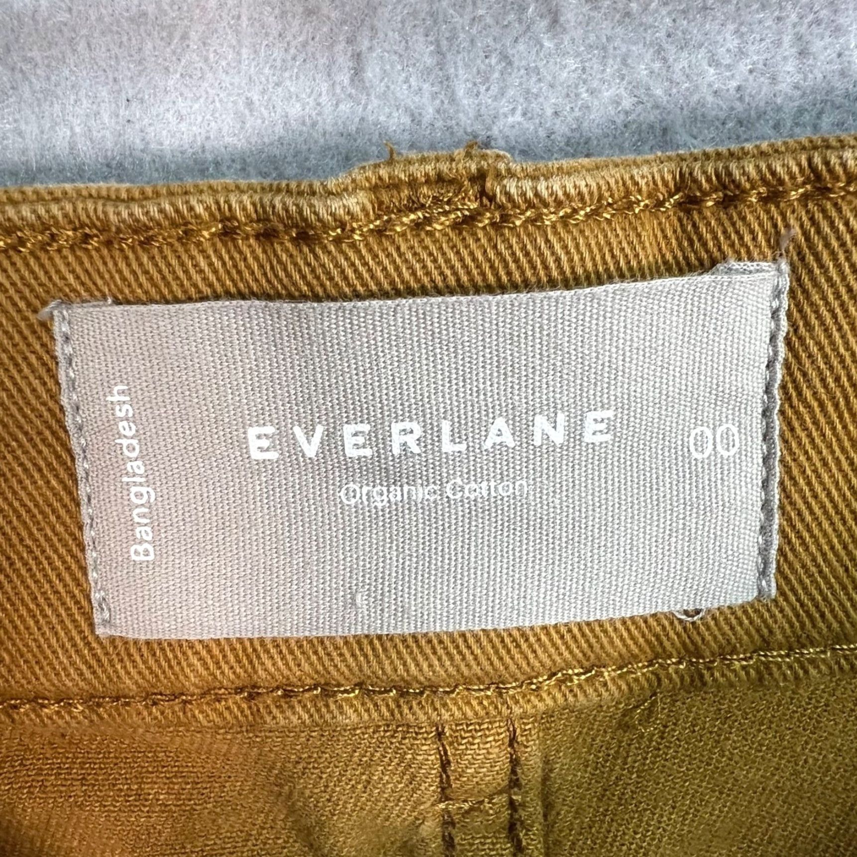 Everlane Everlane Wide-Leg Pants Womens 00 Brown Cropped Casual Preppy Size 24" / US 00 / IT 34 - 3 Thumbnail