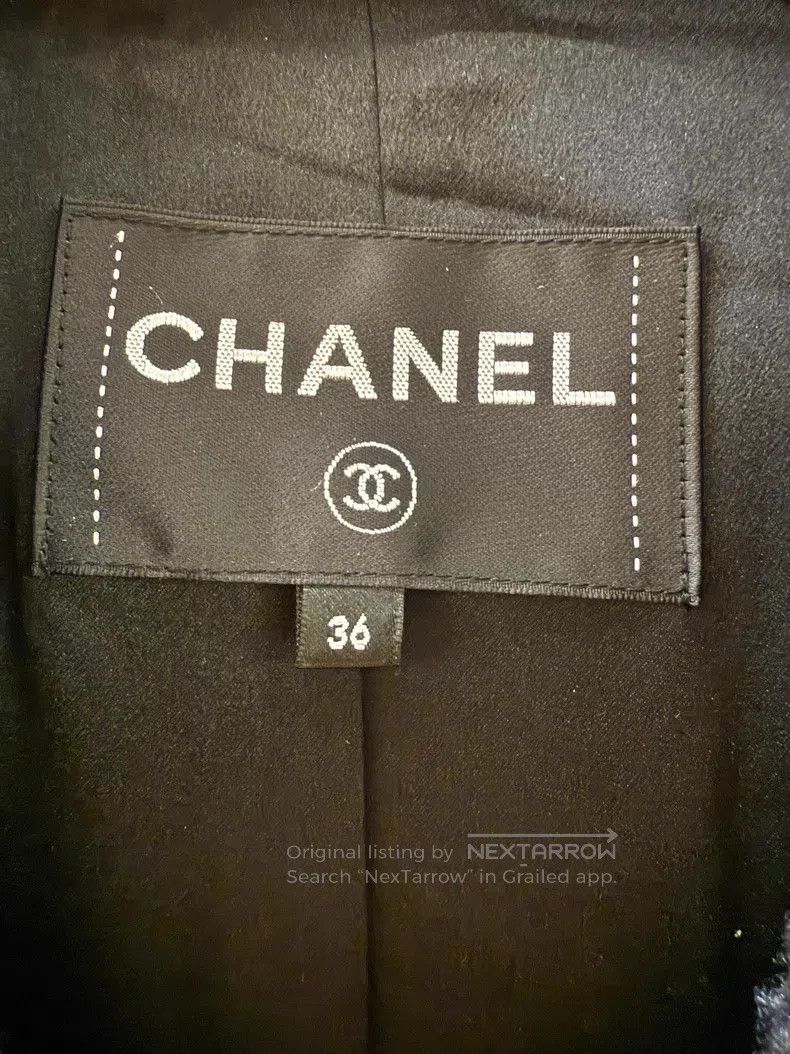 Chanel Chanel Comb Street Series Black Woollen Mixed Cashmere Coa Size XS / US 0-2 / IT 36-38 - 5 Thumbnail