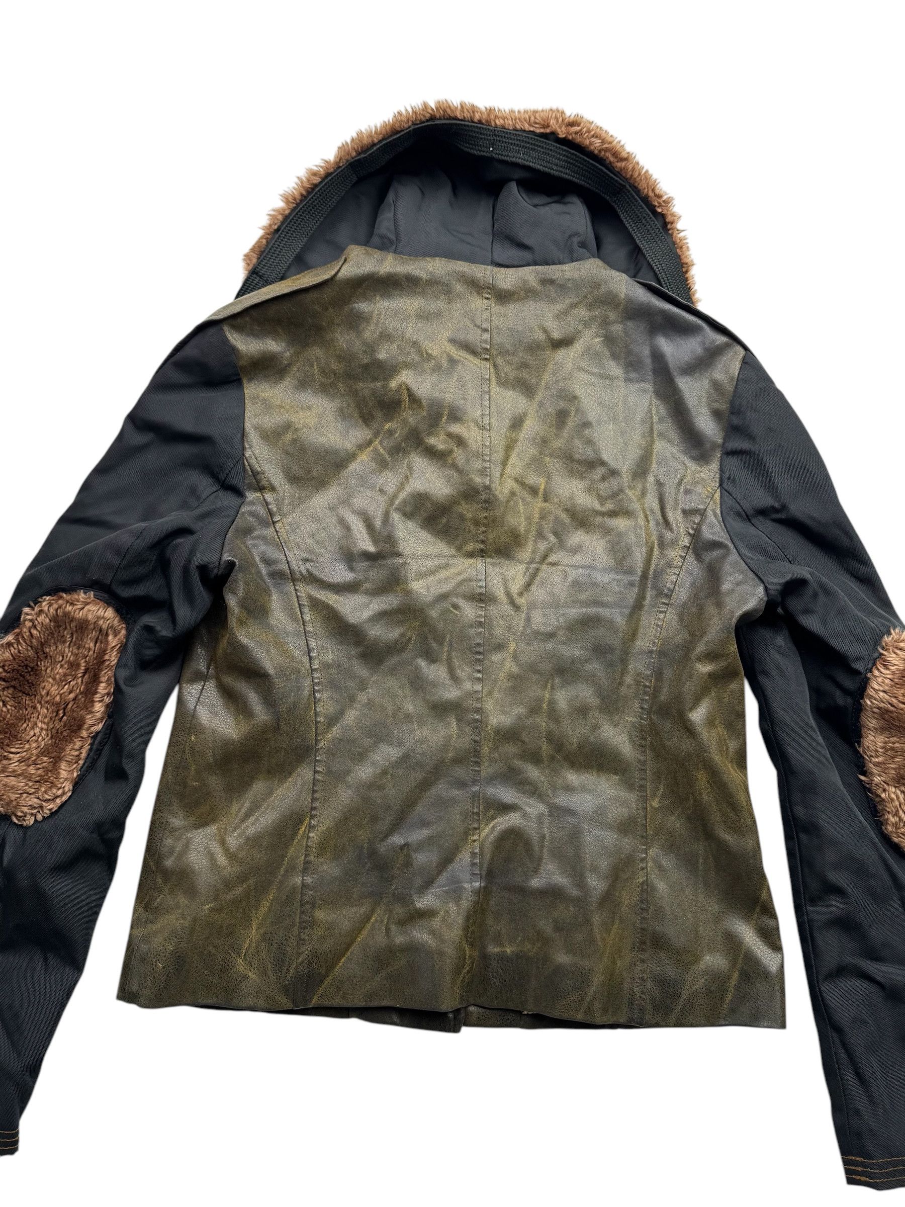 Japanese Brand Vintage Cropped Jacket With Faux Sheepskin Details W130(V9) Size M / US 6-8 / IT 42-44 - 7 Thumbnail