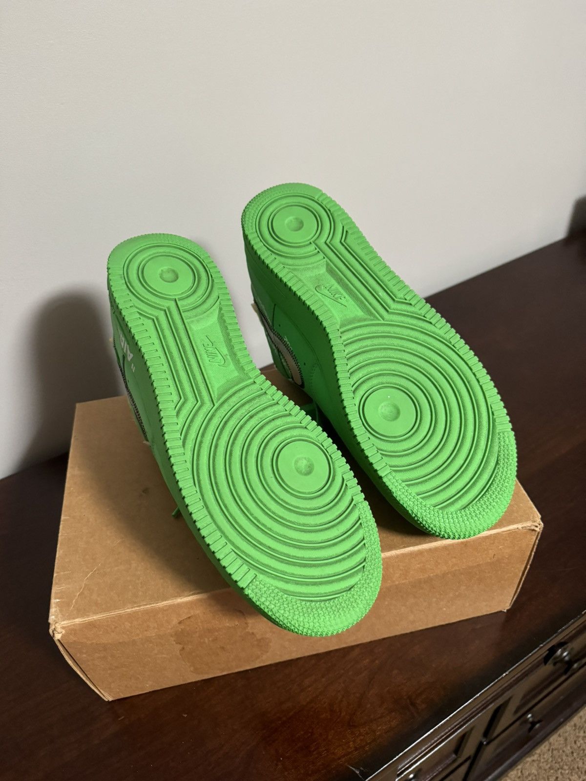 Nike × Off-White × Virgil Abloh Off-White Nike Air Force 1 Low “Brooklyn” Size 11.5 Size US 11.5 / EU 44-45 - 7 Thumbnail