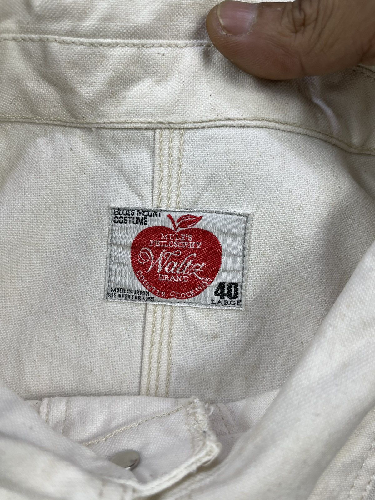 Japanese Brand Vintage Waltz Brand Canvas Button Chore Jackets Size US M / EU 48-50 / 2 - 15 Thumbnail