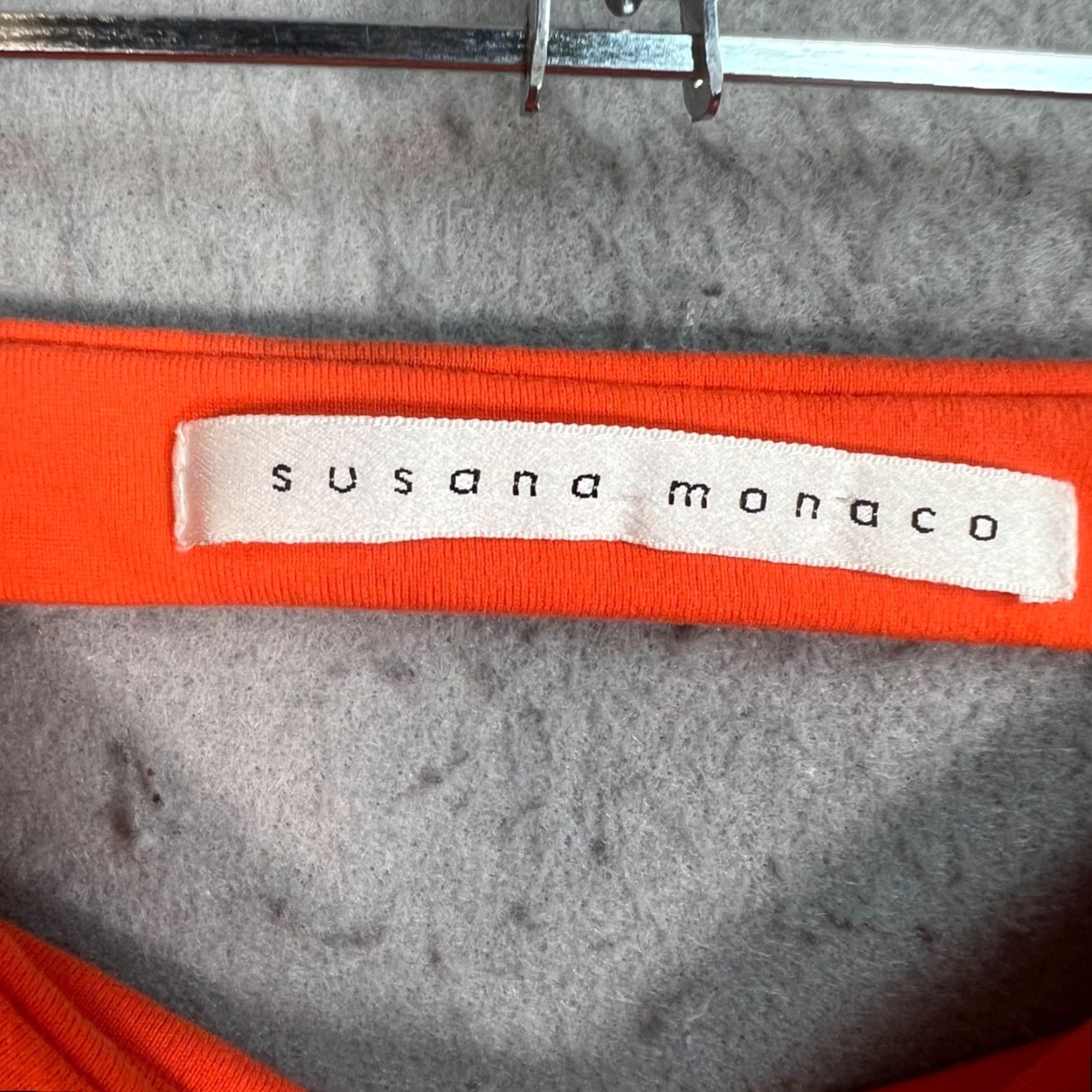Susana Monaco Susana Monaco Orange Strapless Empire Waist Dress Womens Size Small Size S / US 4 / IT 40 - 3 Thumbnail