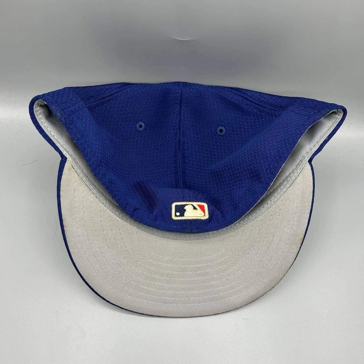 New Era Los Angeles LA Dodgers Hat Men 8 Blue Gray Fitted Cap Size ONE SIZE - 9 Thumbnail