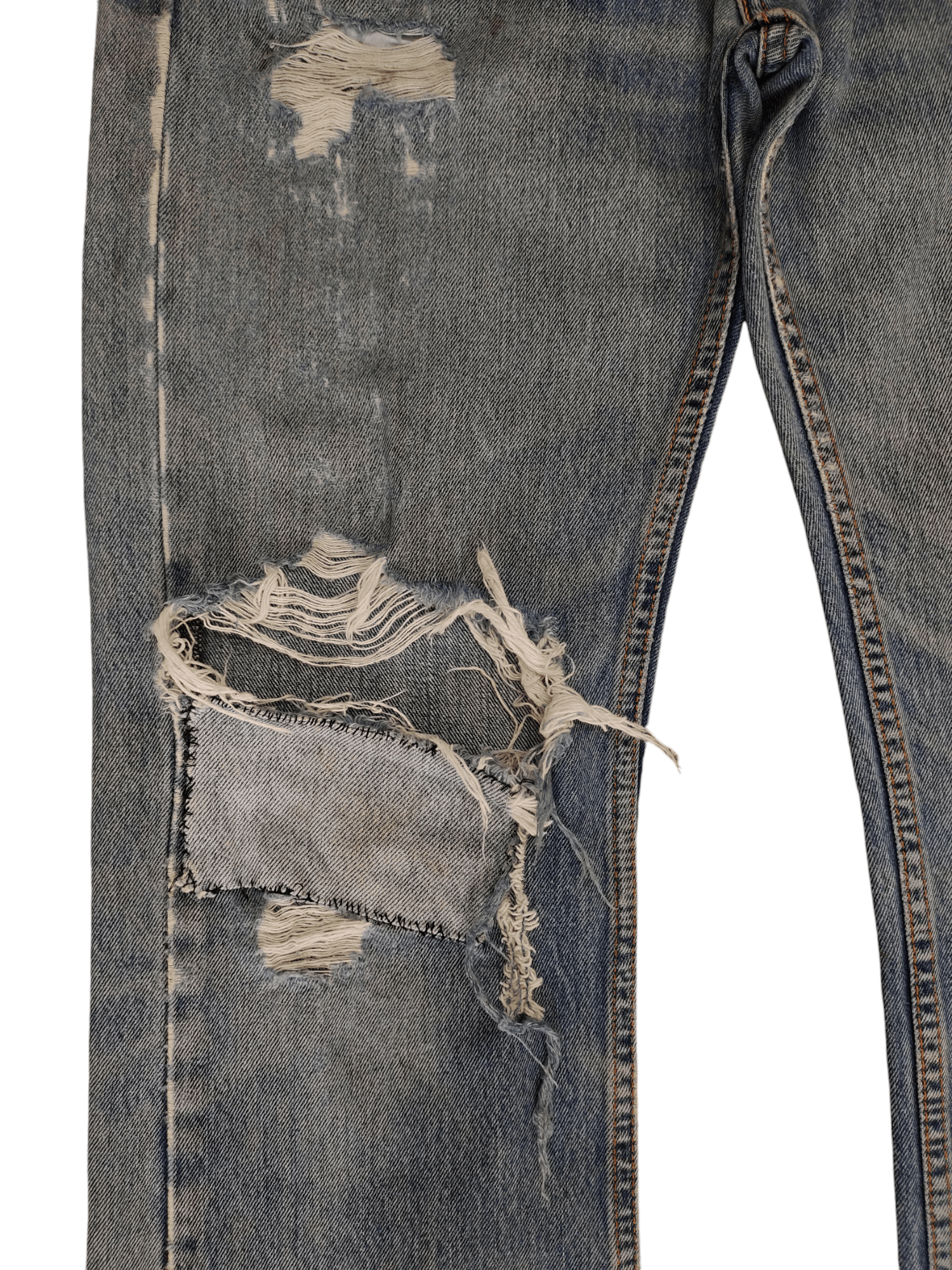 Levi's Vintage Clothing Vintage Y2k Levis 505 Distress Destroy Knee Sand Wash Jeans Size US 31 - 4 Thumbnail