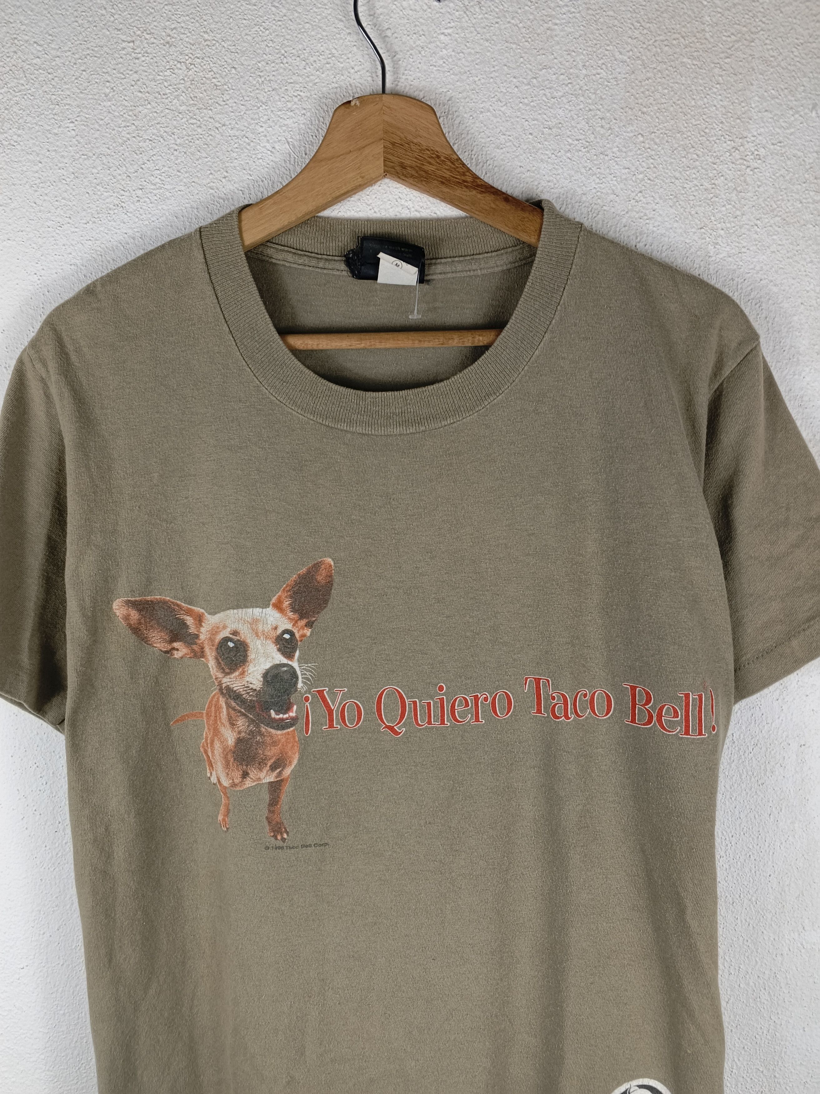 Vintage Vintage 1998 Taco Bell Chihuahua promo tee Size US M / EU 48-50 / 2 - 2 Thumbnail