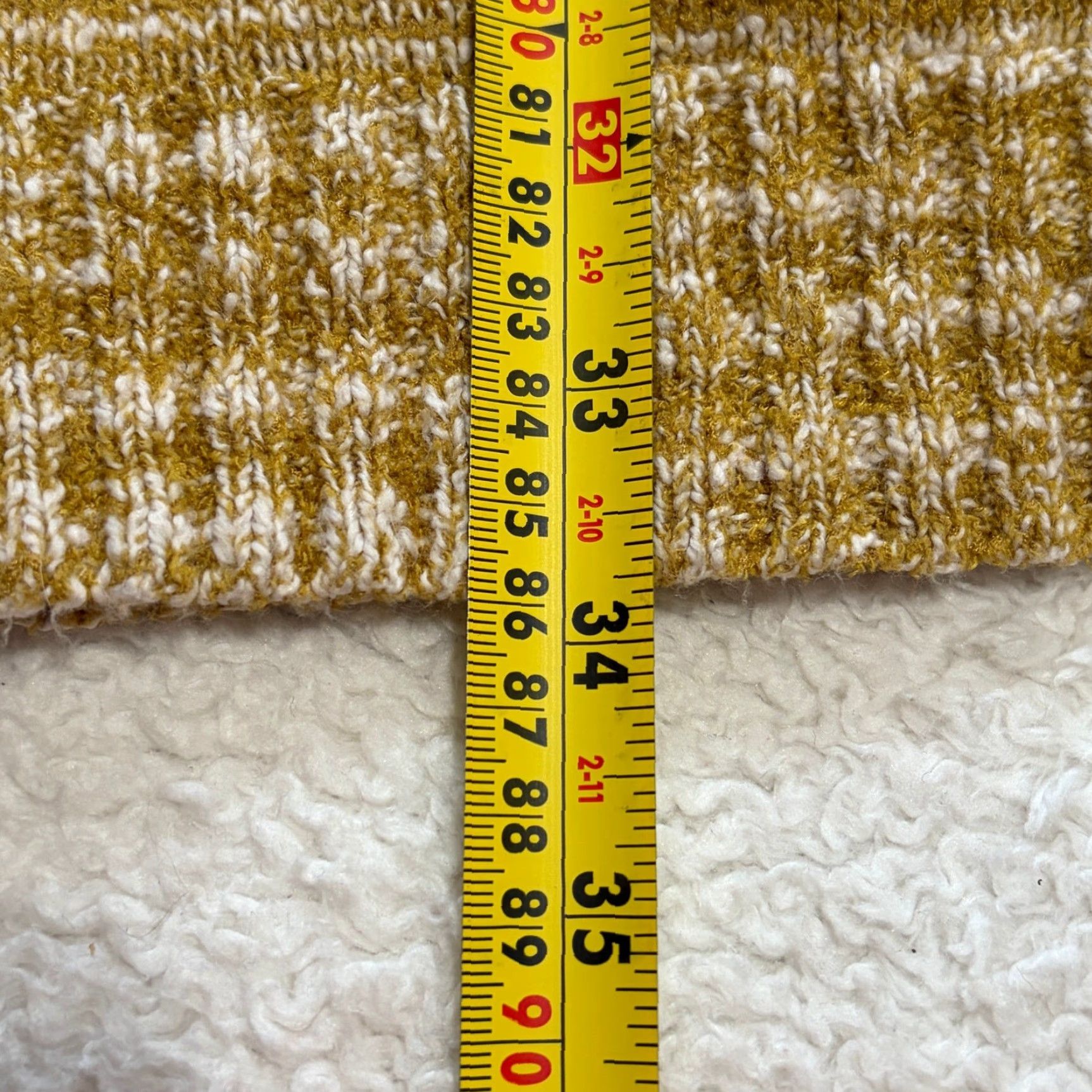 Anthropologie Anthropologie Cardigan Women's M Mustard Marled Open Front Sweater Size M / US 6-8 / IT 42-44 - 6 Thumbnail