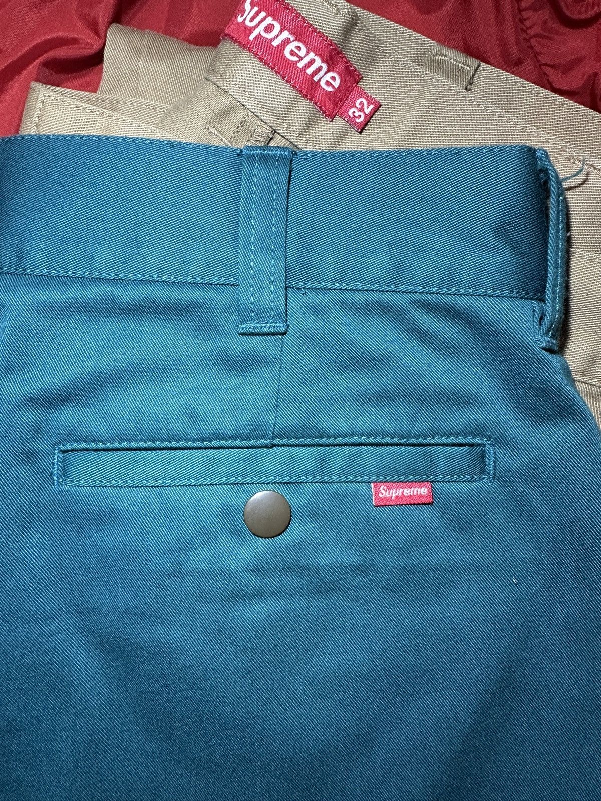 Supreme Supreme Dark Teal Work Pant 32 Size US 32 / EU 48 - 8 Thumbnail