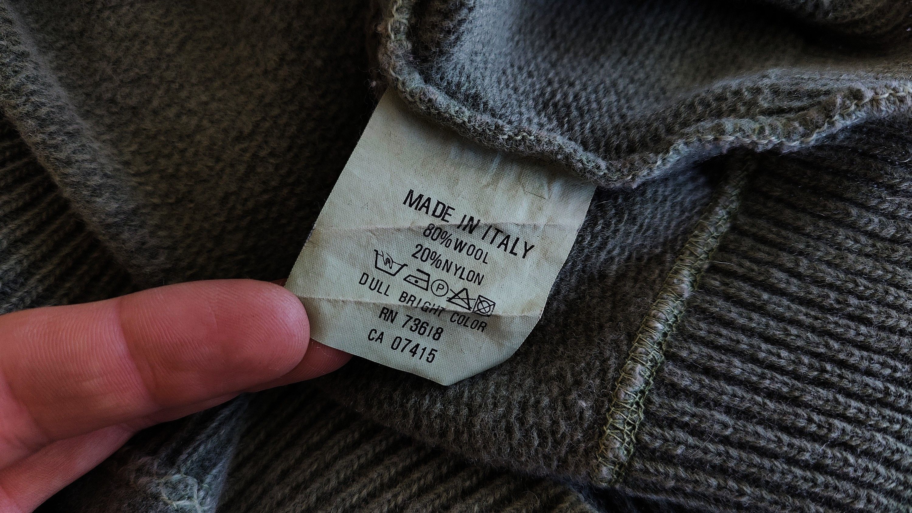 Hugo Boss × Vintage Hugo Boss Vintage 80s VTG Embroidered Wool Sweater Size US XL / EU 56 / 4 - 7 Thumbnail