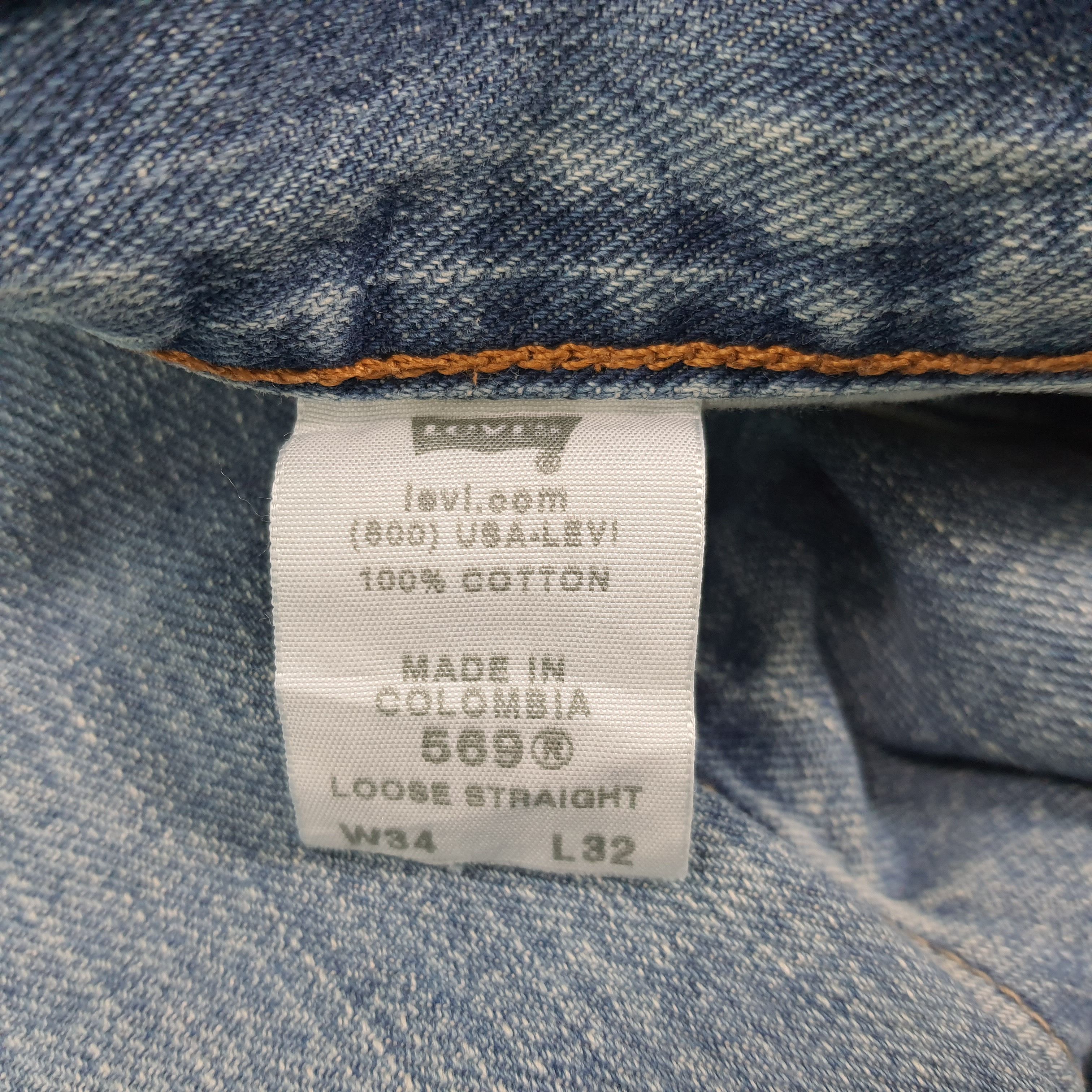 Levi's Vintage Levi's 569 Loose Straight Distressed Jeans C280N18 Size US 34 / EU 50 - 11 Thumbnail