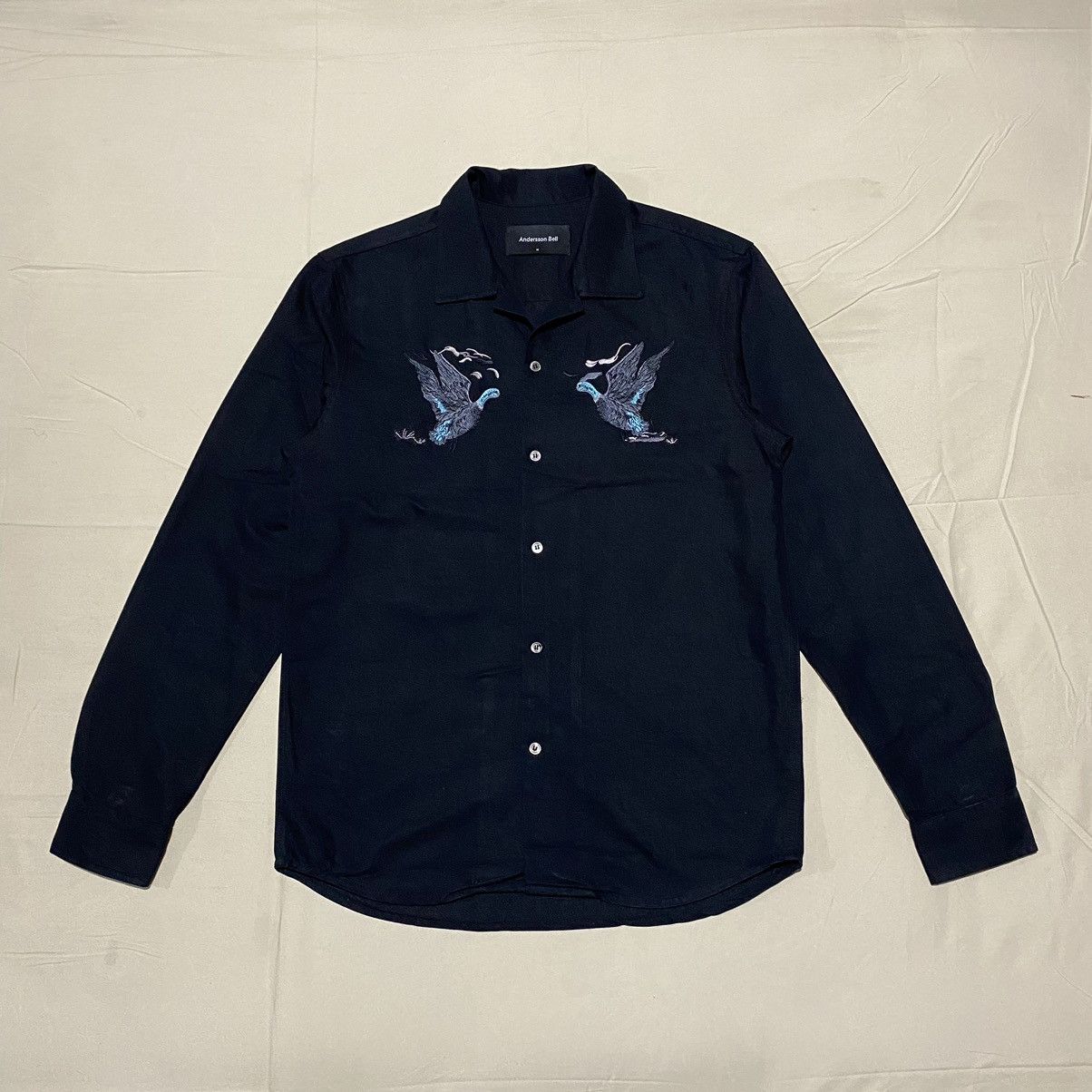Andersson Bell Never Regret Open Collar Shirt Button Ups