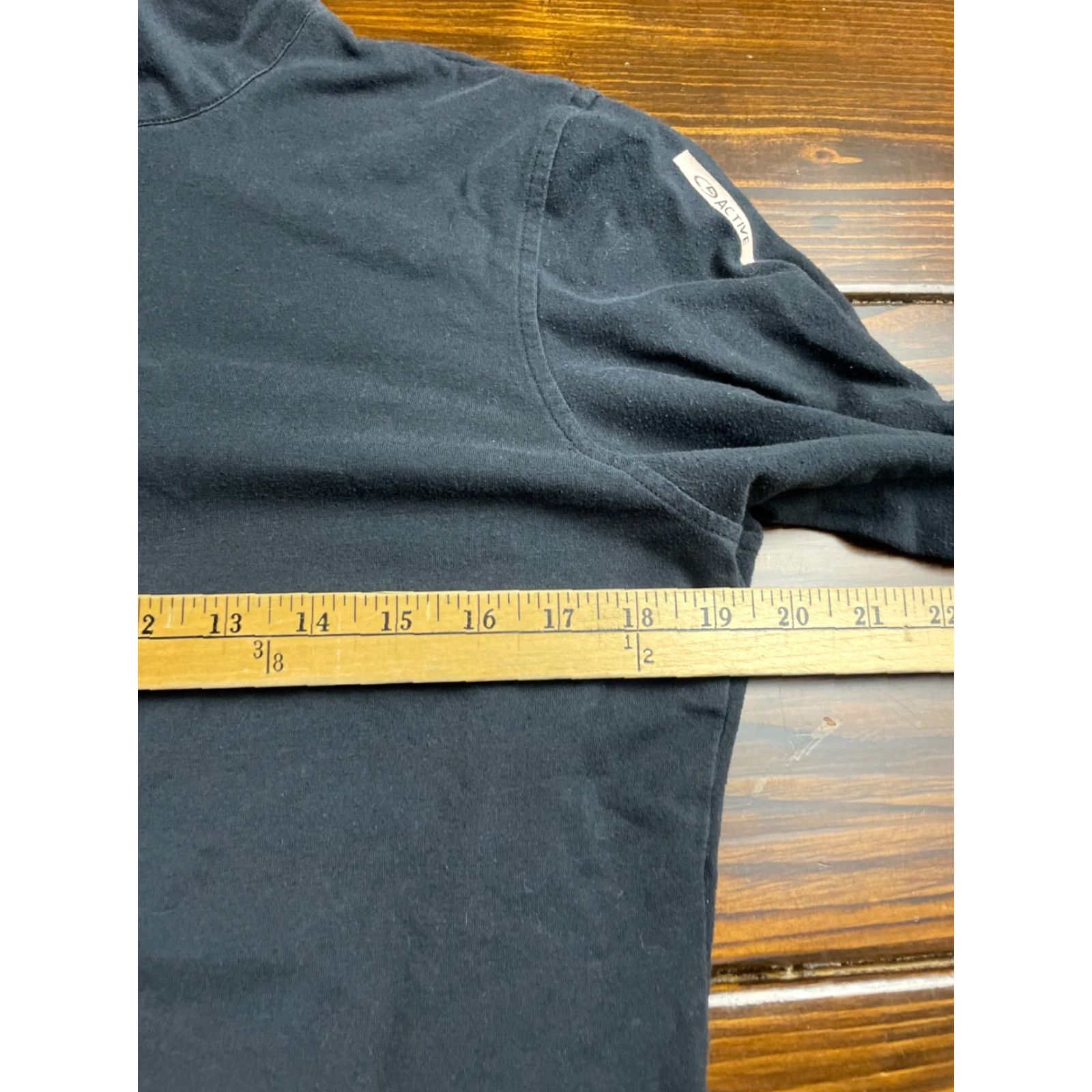 Vintage Active Champion Sweater Womens Large Black Pullover Turtleneck Modern Fall Winter Activewear Semi Zip Knit Regular Size L Women’s Black SVG Size L / US 10 / IT 46 - 7 Thumbnail