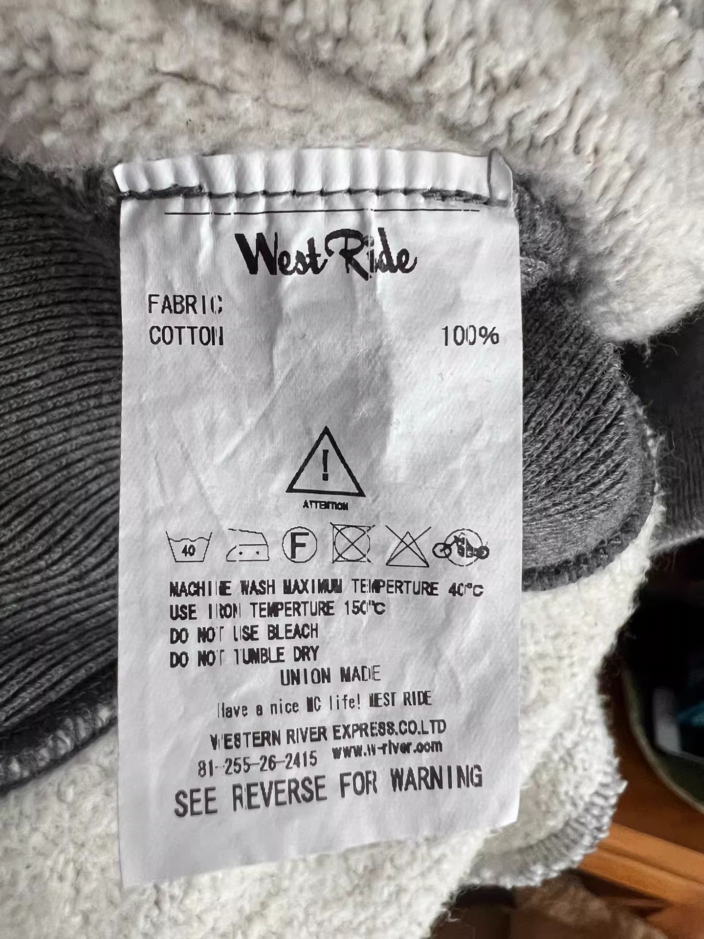 WEST RIDE West Ride Vintage Heavy Button Sweatshirt Coat Size US XS / EU 42 / 0 - 6 Thumbnail