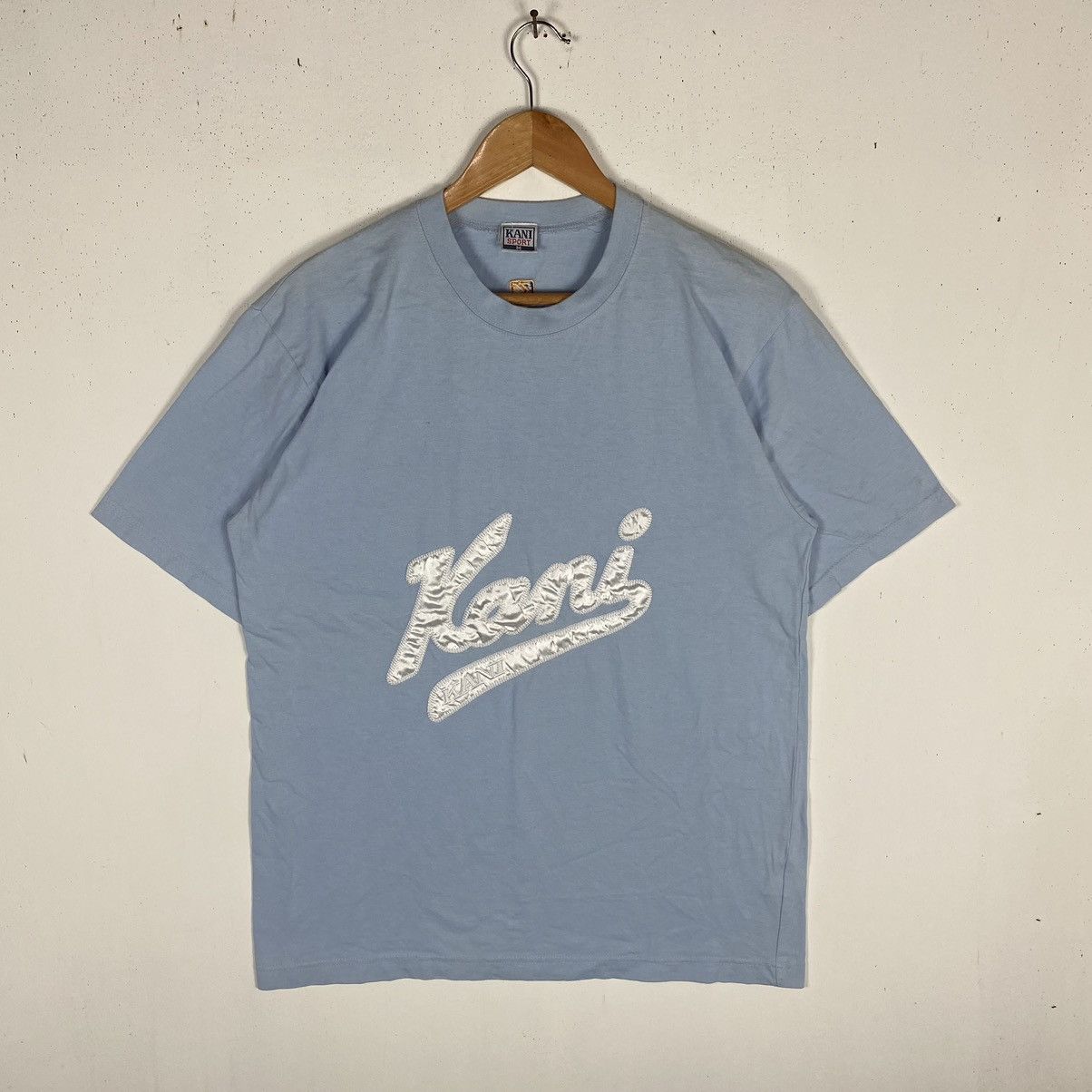 Karl Kani × Vintage Vintage 90's KANI SPORT Embroidery Logo Hip-Hop Wear Tee Size US M / EU 48-50 / 2 - 2 Thumbnail