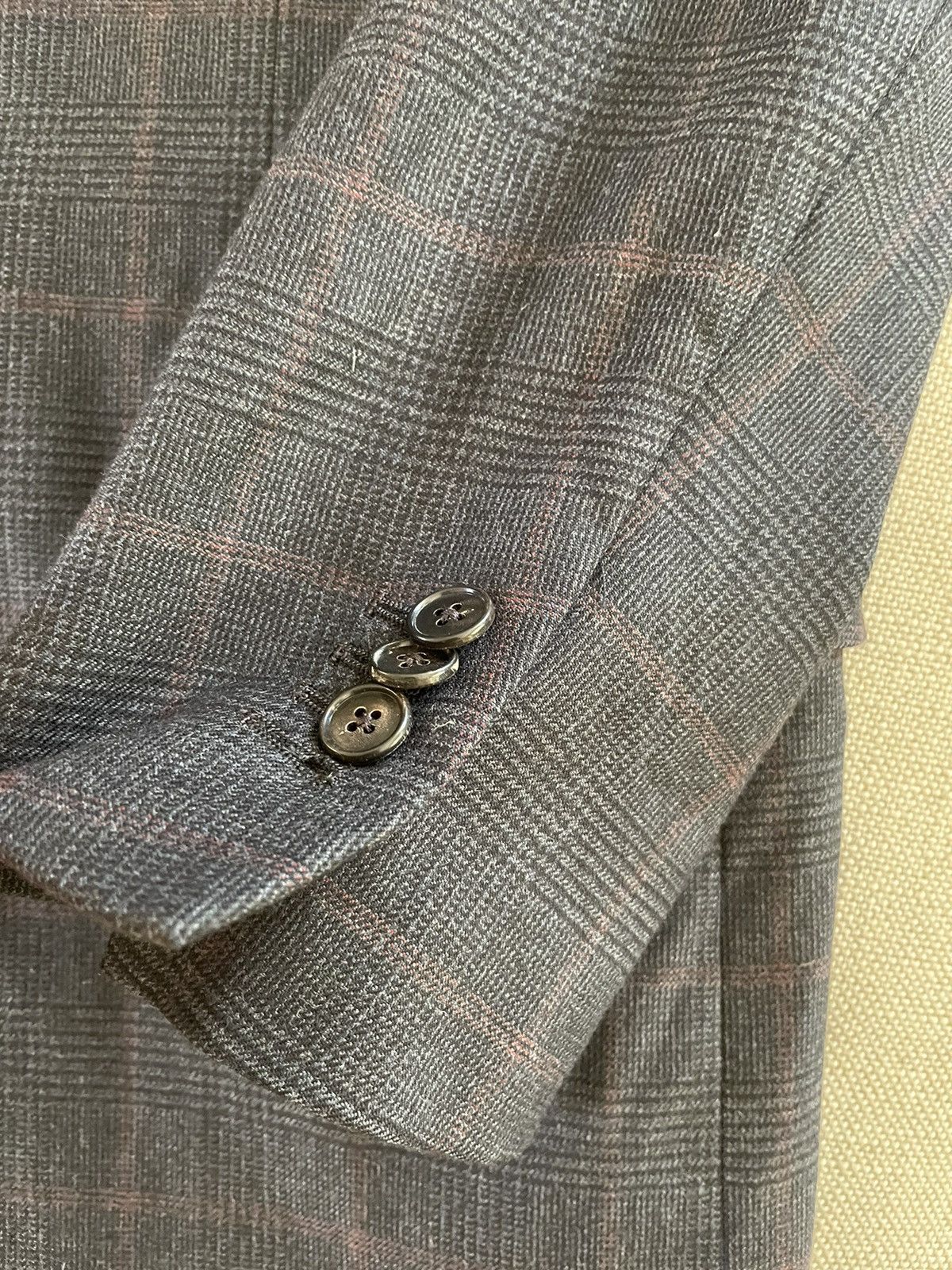 Ermenegildo Zegna 15milmil15 Wool Check Sport Coat Size 44R - 9 Thumbnail