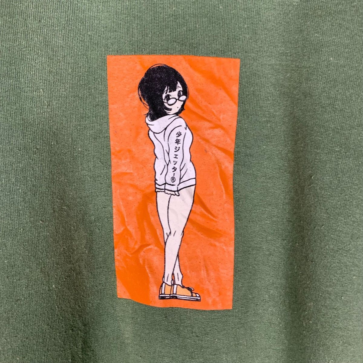 Anime SHONEN JETTER Erotic Graphics Printed Sweatshirt #1503-C67 Size US XL / EU 56 / 4 - 11 Thumbnail