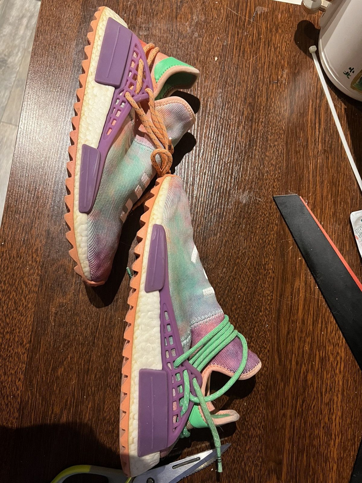 Adidas Human Race chalk coral sz 9.5 Size US 9.5 / EU 42-43 - 1 Thumbnail