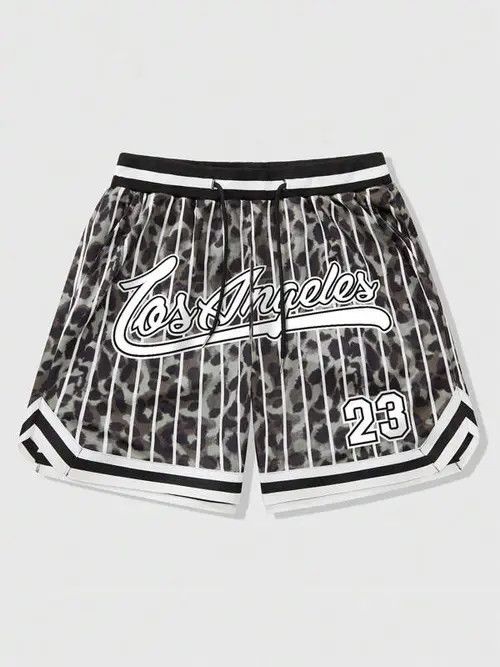 Jean Haseki x Itou Stripe basketball Graphic shorts DRIP Size US 32 / EU 48 - 7 Thumbnail