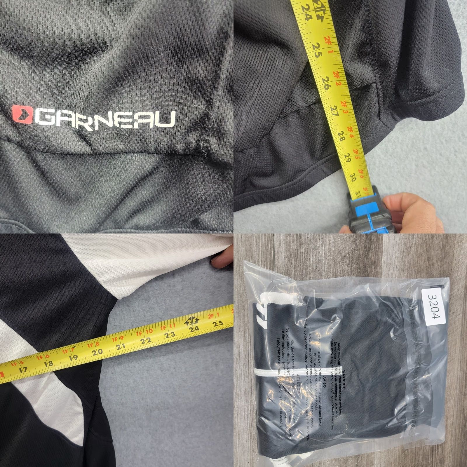 Vintage Louis Garneau Cycling Jersey Mens XL Black 1/4 Zip Short Sleeve Shirt Size US XL / EU 56 / 4 - 8 Thumbnail