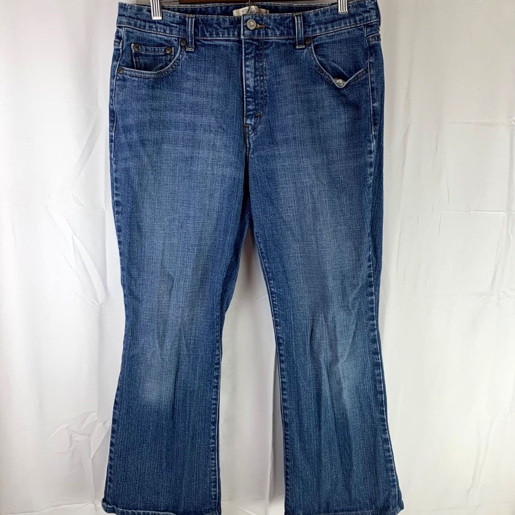 Levi's Levi's 515 Bootcut Jeans 16 Short Blue Medium Wash Stretch Womens Size 38" / US 16 / IT 52 - 2 Thumbnail