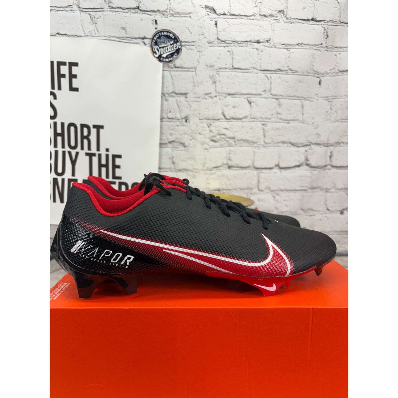 Nike Nike Vapor Edge Speed 360 NFL Football Cleats Mens 16 Black Size US 15 / EU 48 - 5 Thumbnail