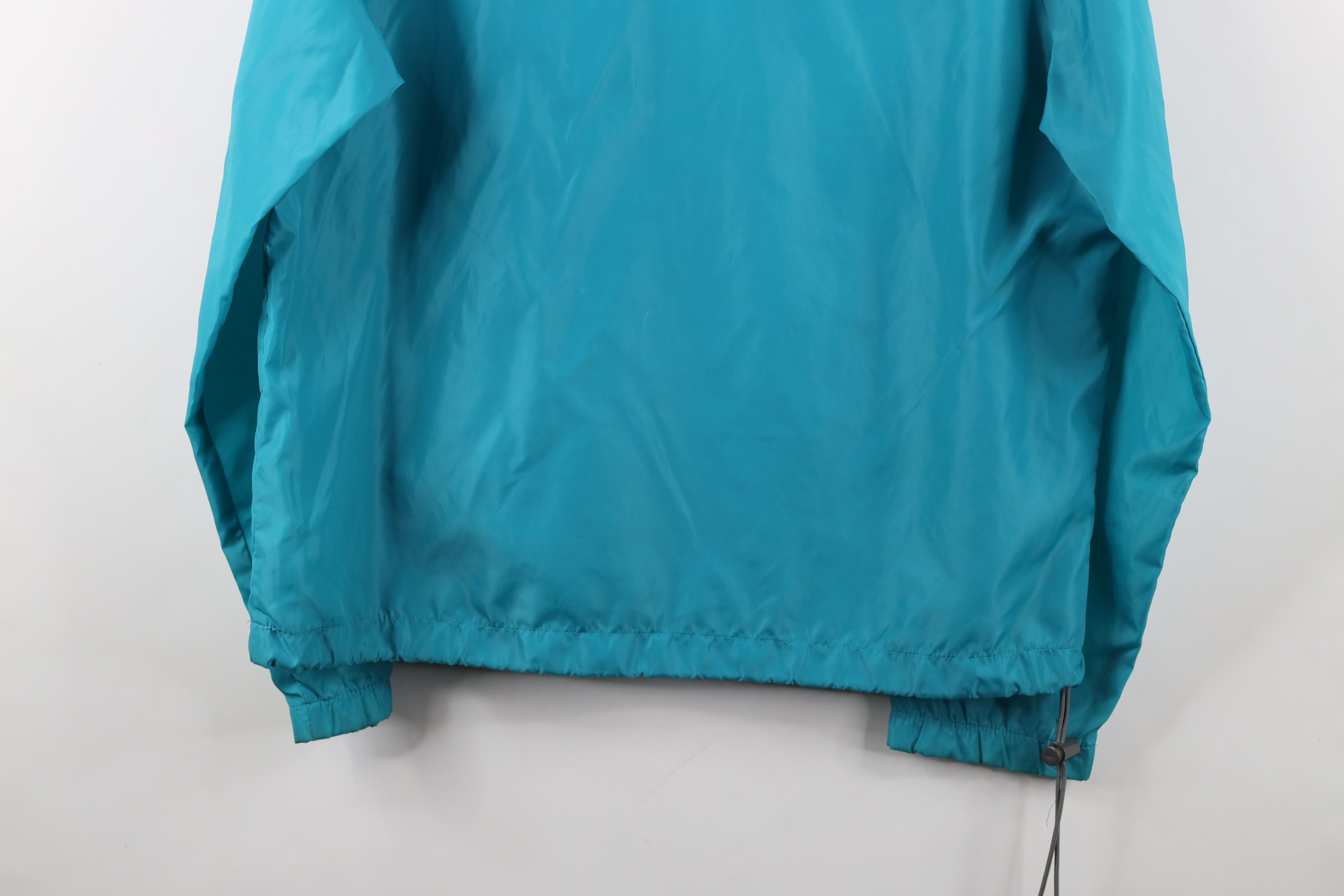 Columbia × Vintage Vintage 80s Columbia Hooded Packable Anorak Jacket Teal Size US L / EU 52-54 / 3 - 14 Thumbnail