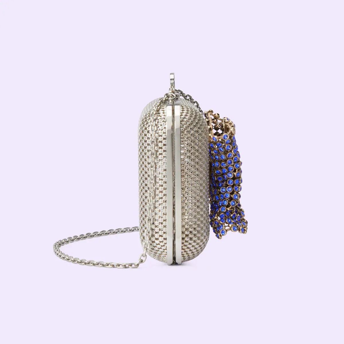Gucci o1la5ras0526 Size: OS / Metal Handbag With Crystal Bow Size ONE SIZE - 5 Thumbnail