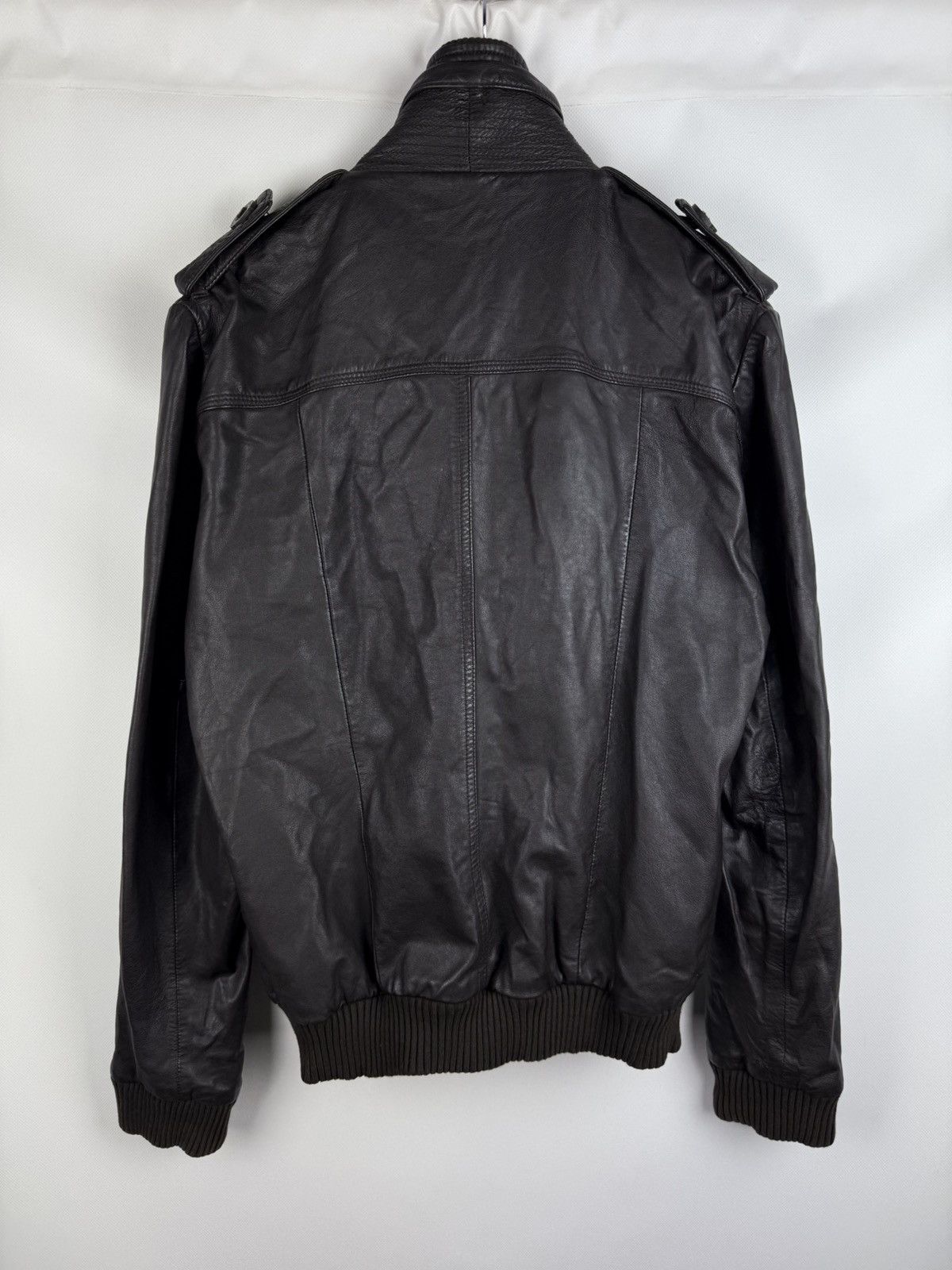Superdry Superdry Japan Men’s Leather Bomber Jacket Size XL Size US XL / EU 56 / 4 - 19 Thumbnail